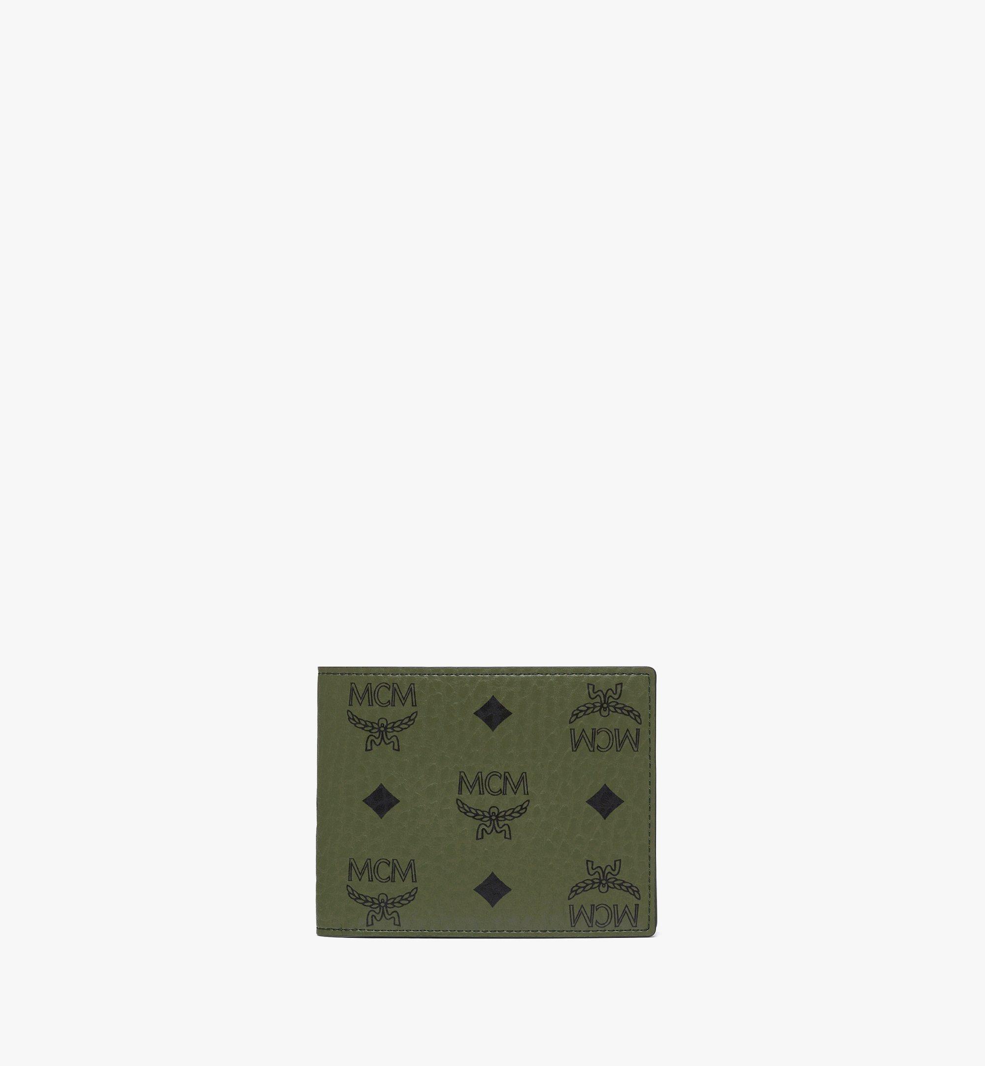 Aren Bifold Wallet w/ Card Case in Visetos