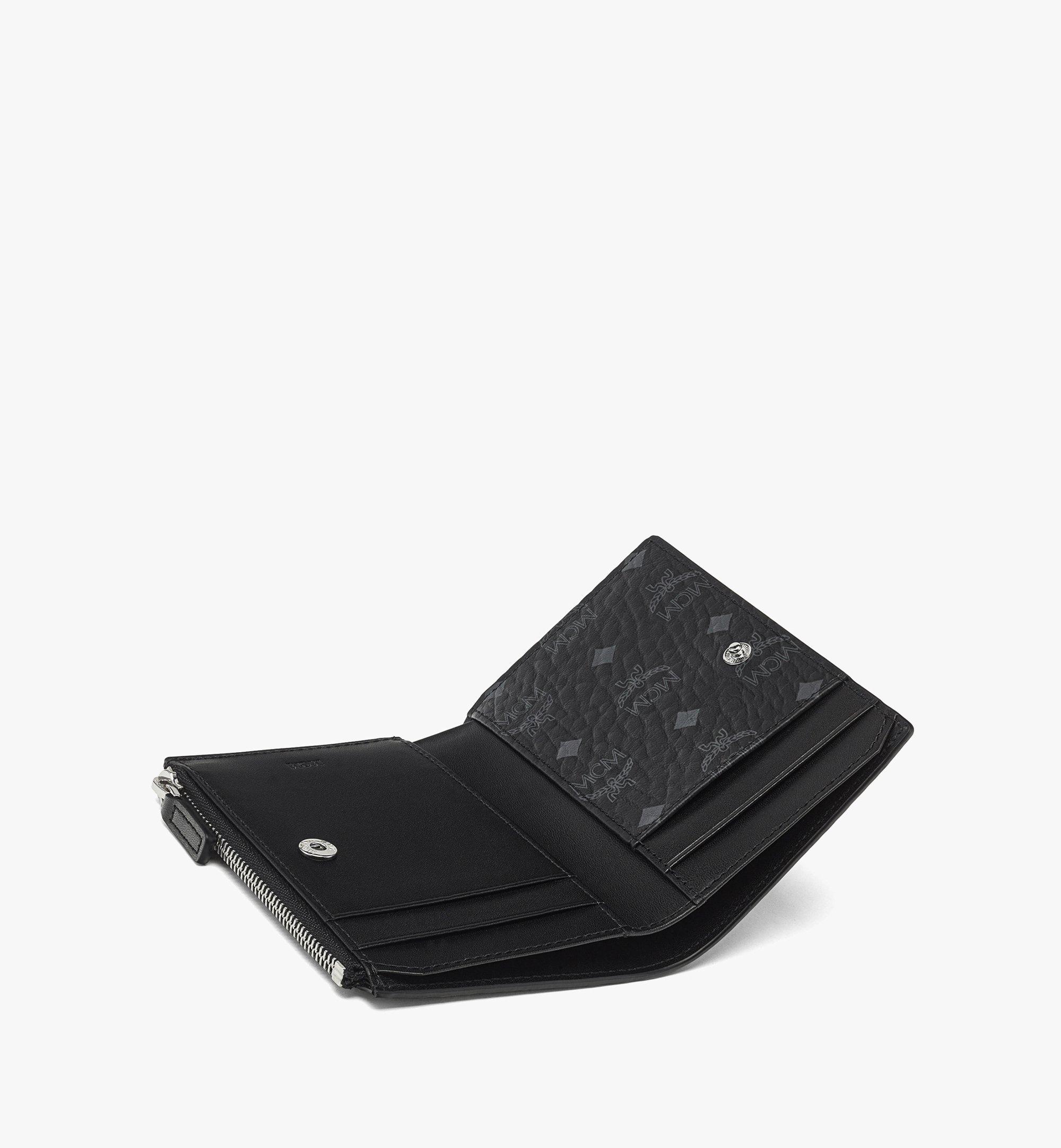 Bifold Zip Card Wallet in Visetos Original