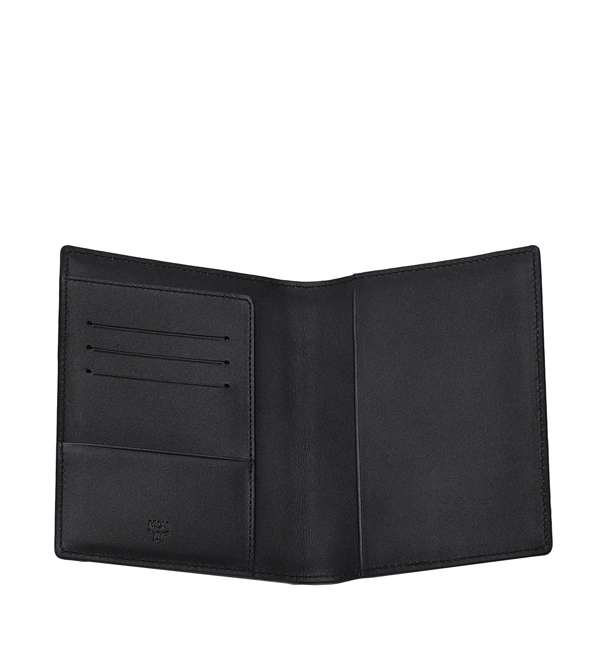 MCM Travel Collection Passport Holder in Visetos Cognac MXV6SHE09CO001 Alternate View 3