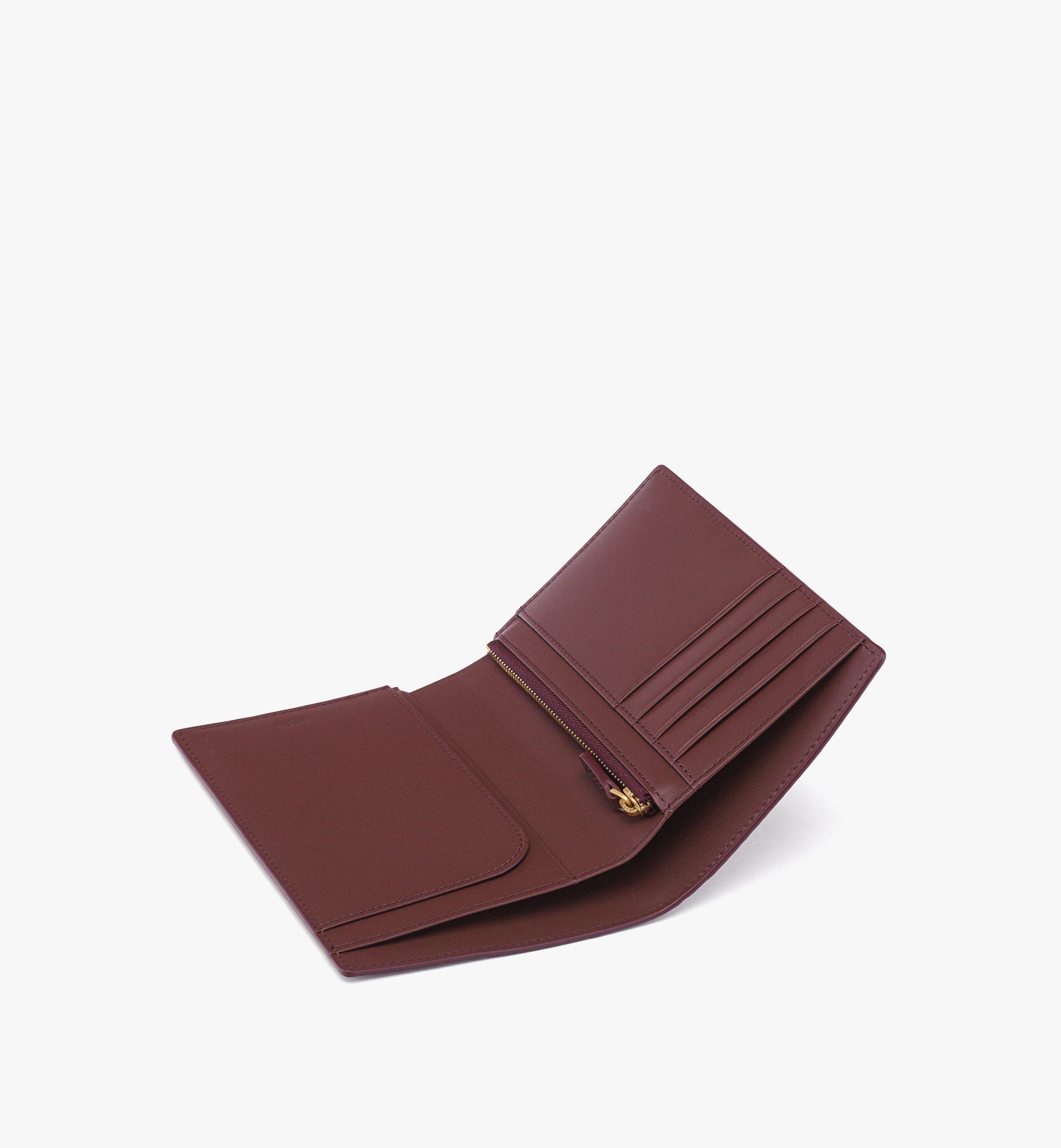 MCM Ottomar Passport Holder in Visetos Brown MXVFATT014B001 Alternate View 1