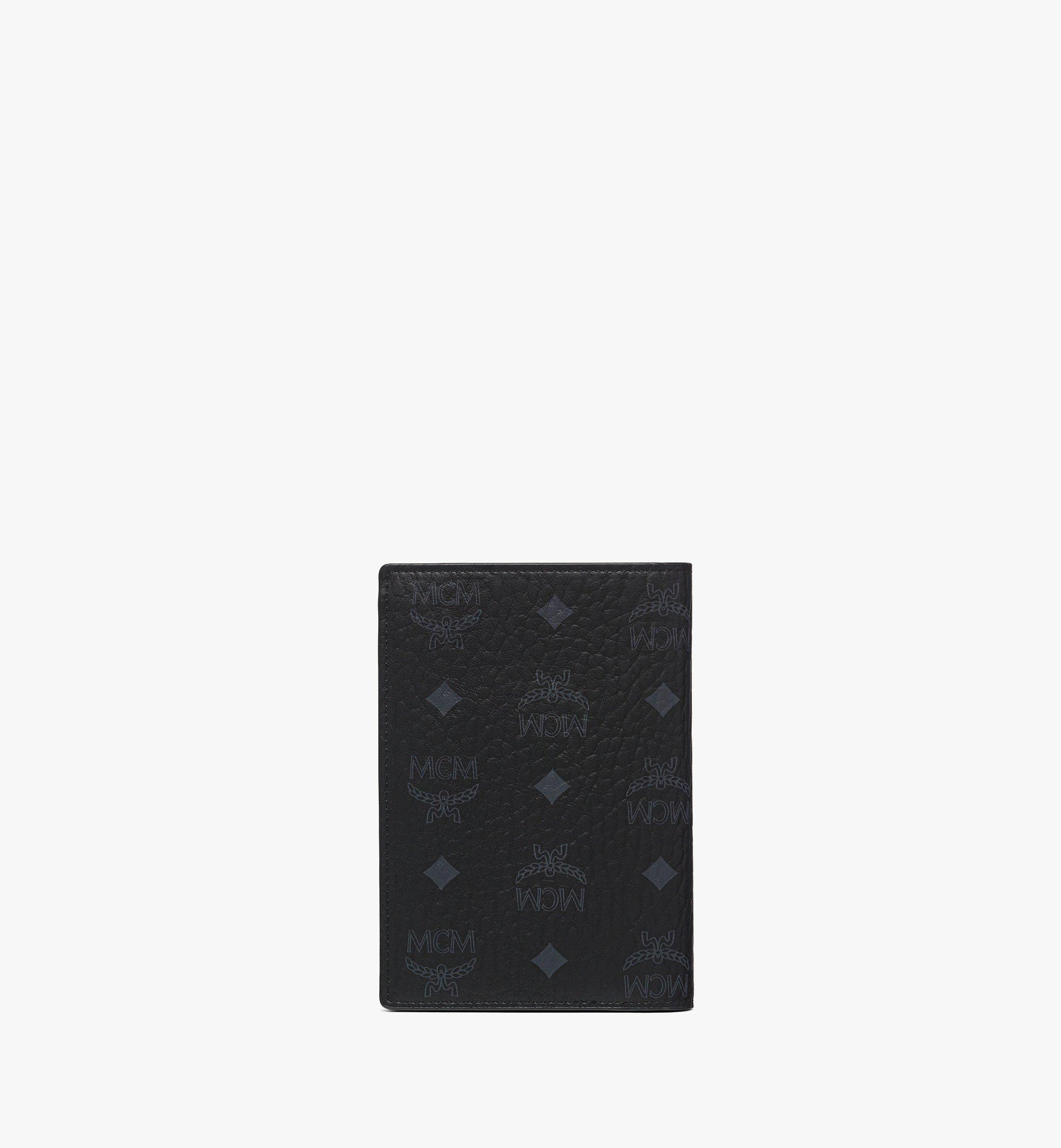 MCM パスポートケース One Size Ottomar Passport Holder in Visetos Black | MCM ®US