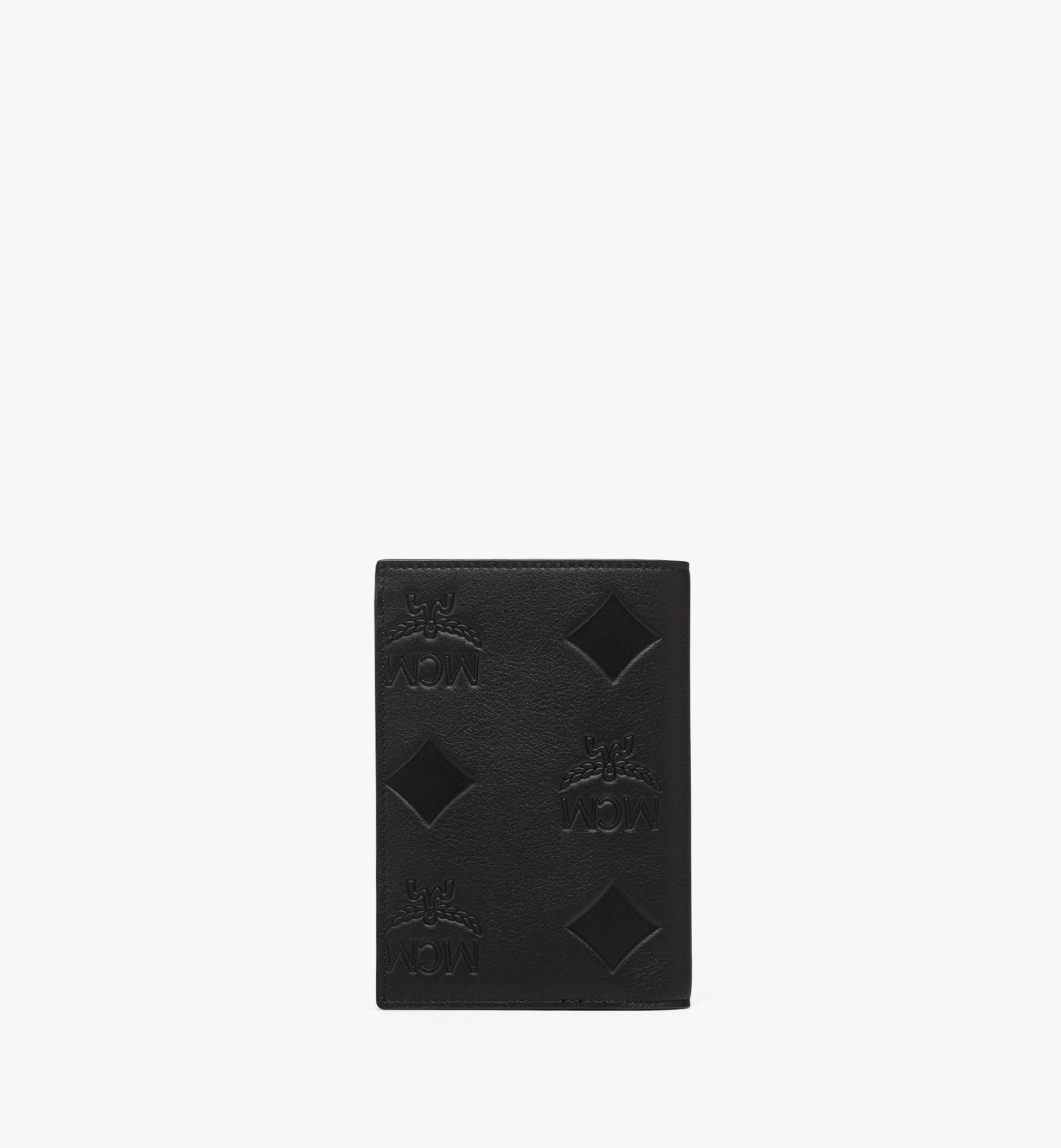 MCM Étui pour passeport Ottomar en cuir monogrammé Maxi Black MXVFATT02BK001 Plus de photos 2