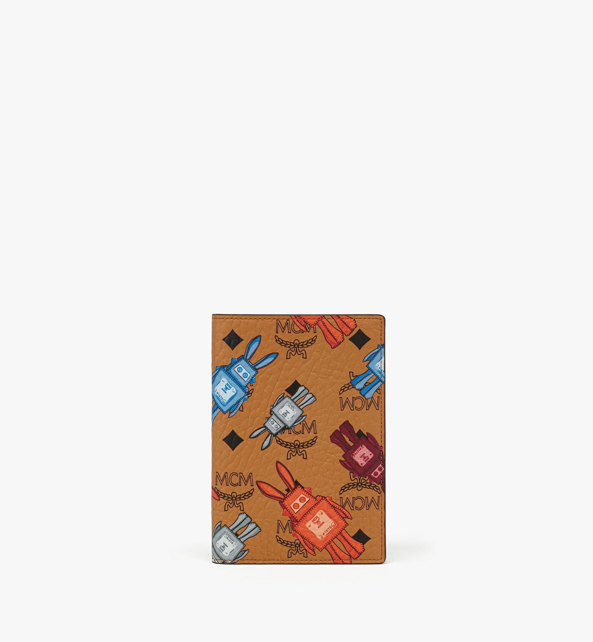 MCM Ottomar Passport Holder in Rabot Visetos Cognac MXVGSTT01CO001 Alternate View 1
