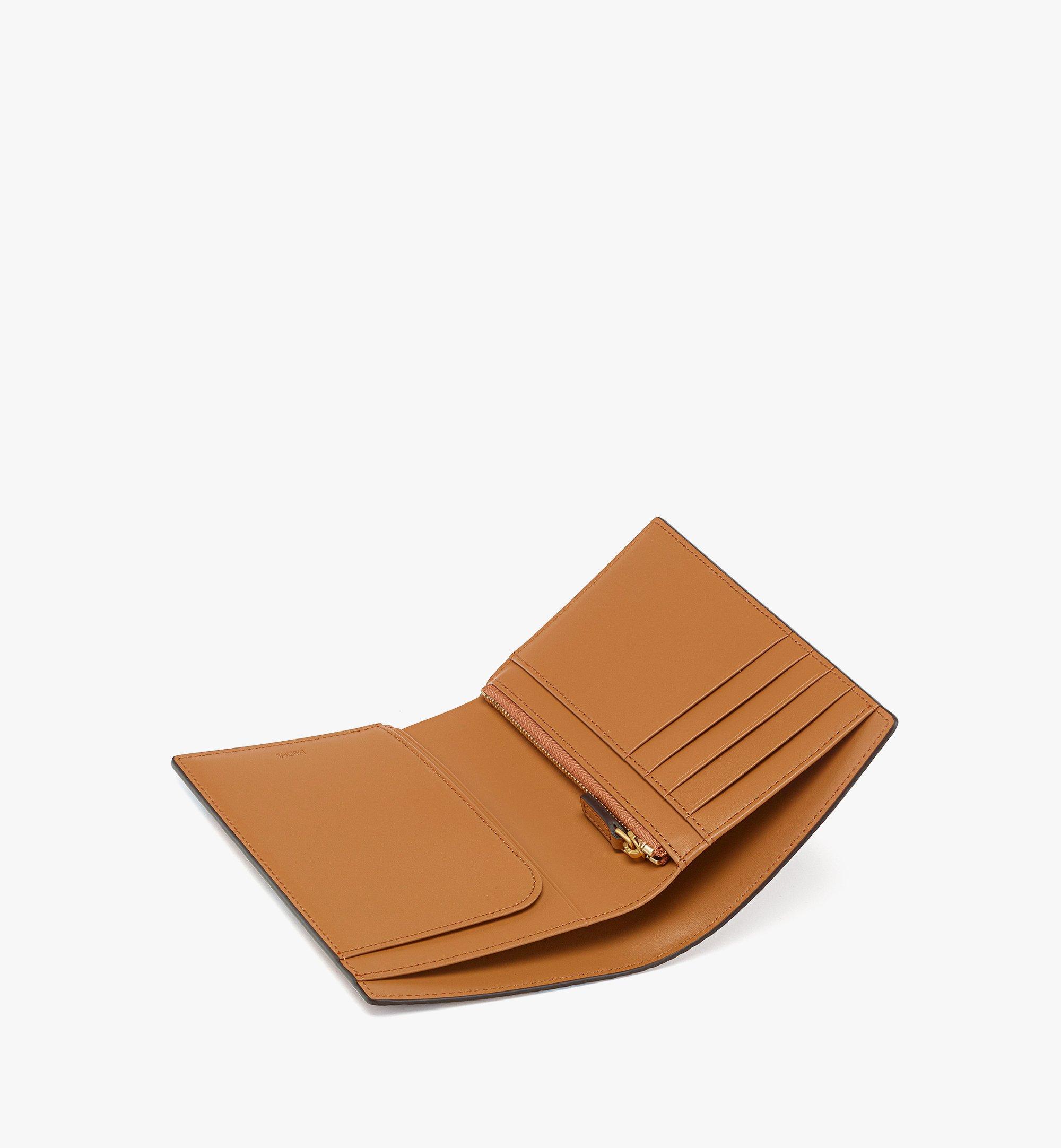 MCM Ottomar Passport Holder in Rabot Visetos Cognac MXVGSTT01CO001 Alternate View 1