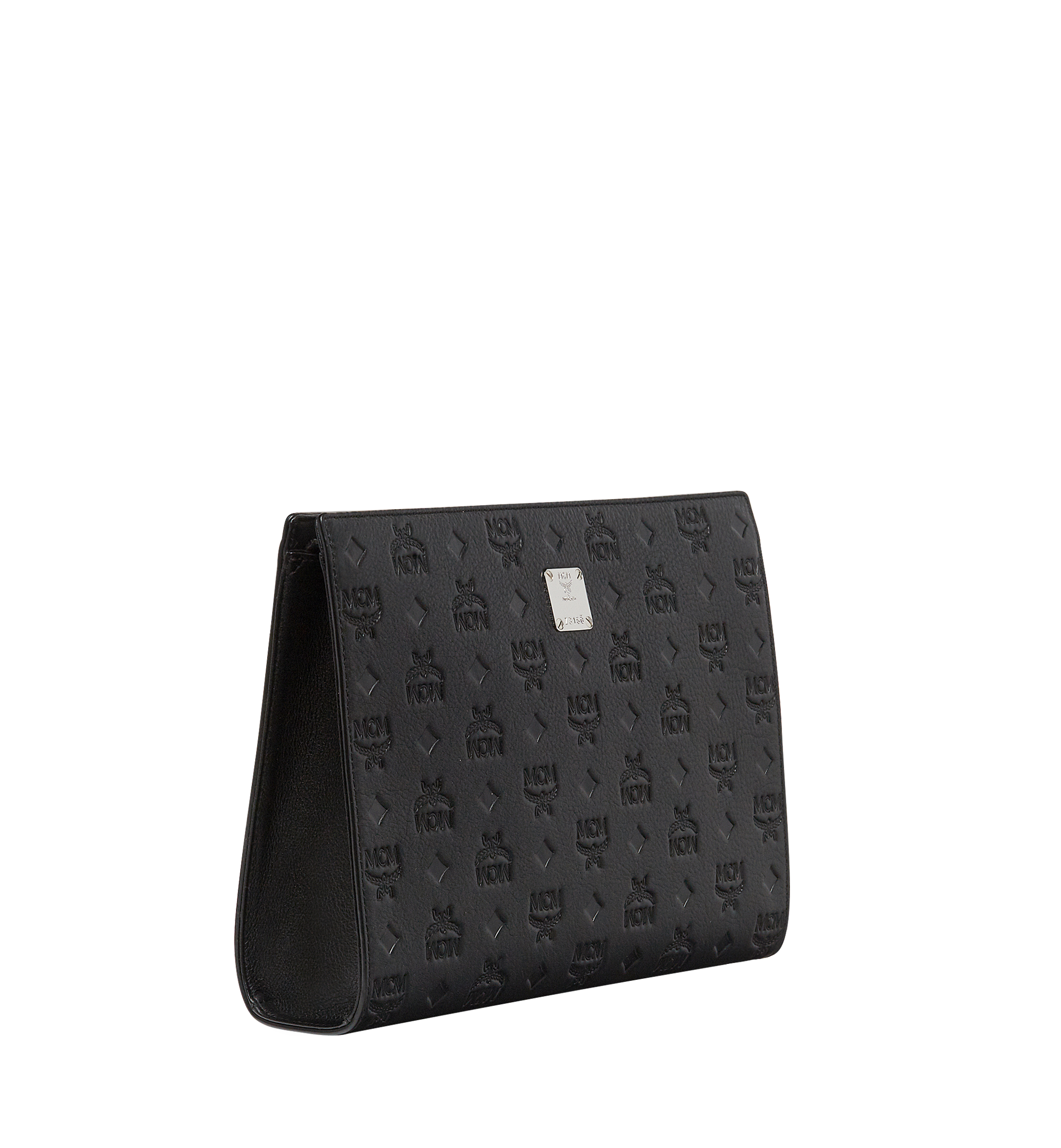 MCM Ottomar Pouch in Monogram Leather Black MXZ8SOT70BK001 Alternate View 1
