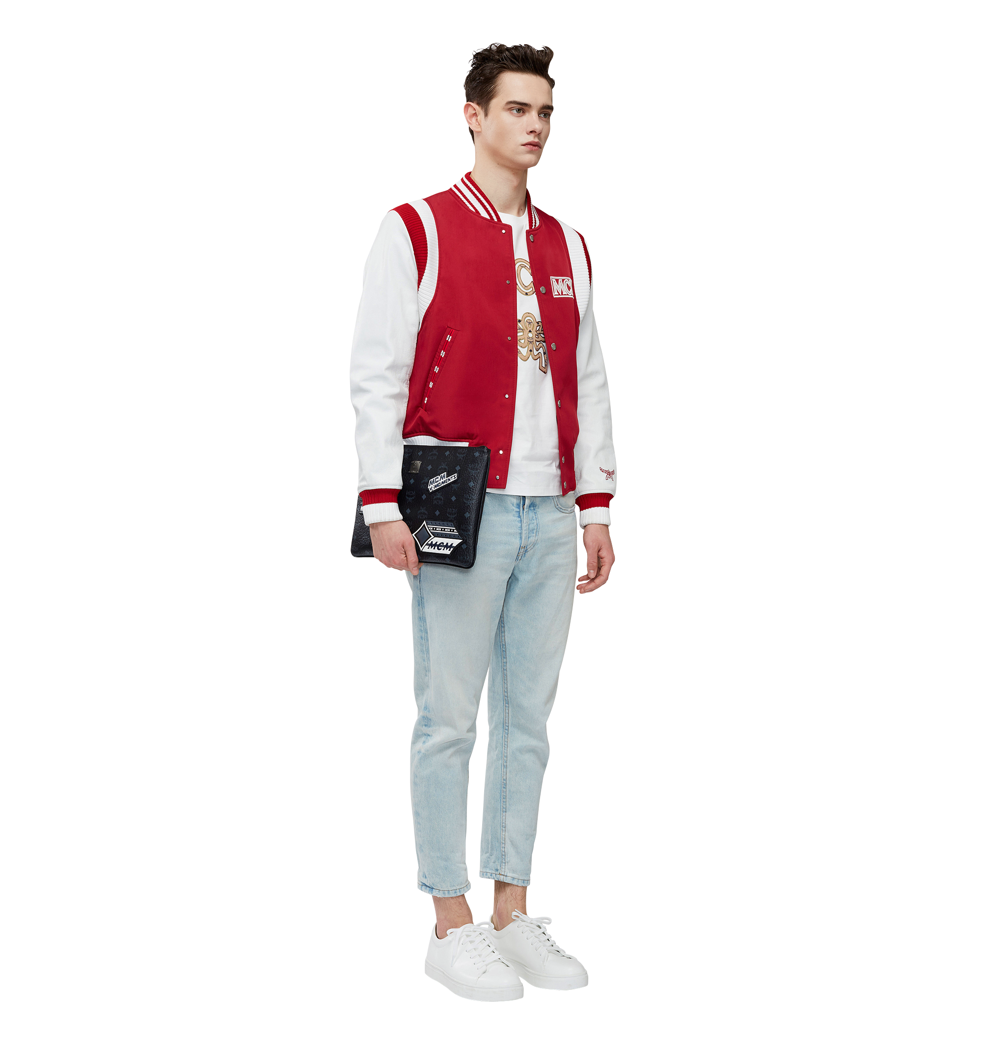 Mcm stark victory patch visetos backpack sales