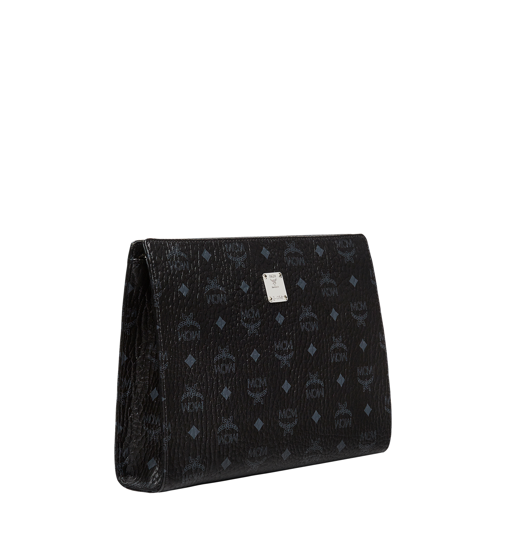 Mcm Visetos Original Pouch - Black