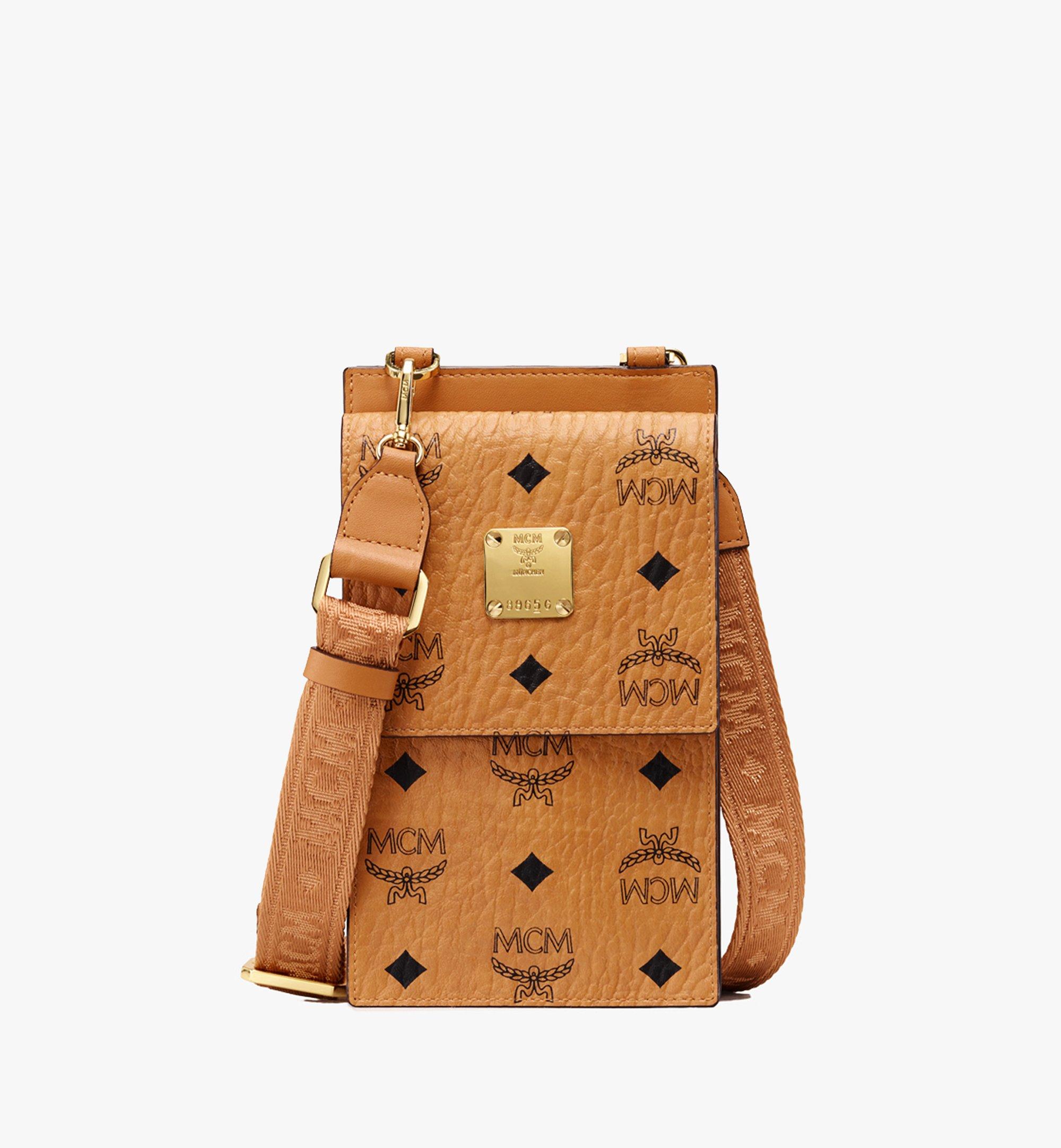 MCM Crossbody Phone Case in Visetos Alternate View