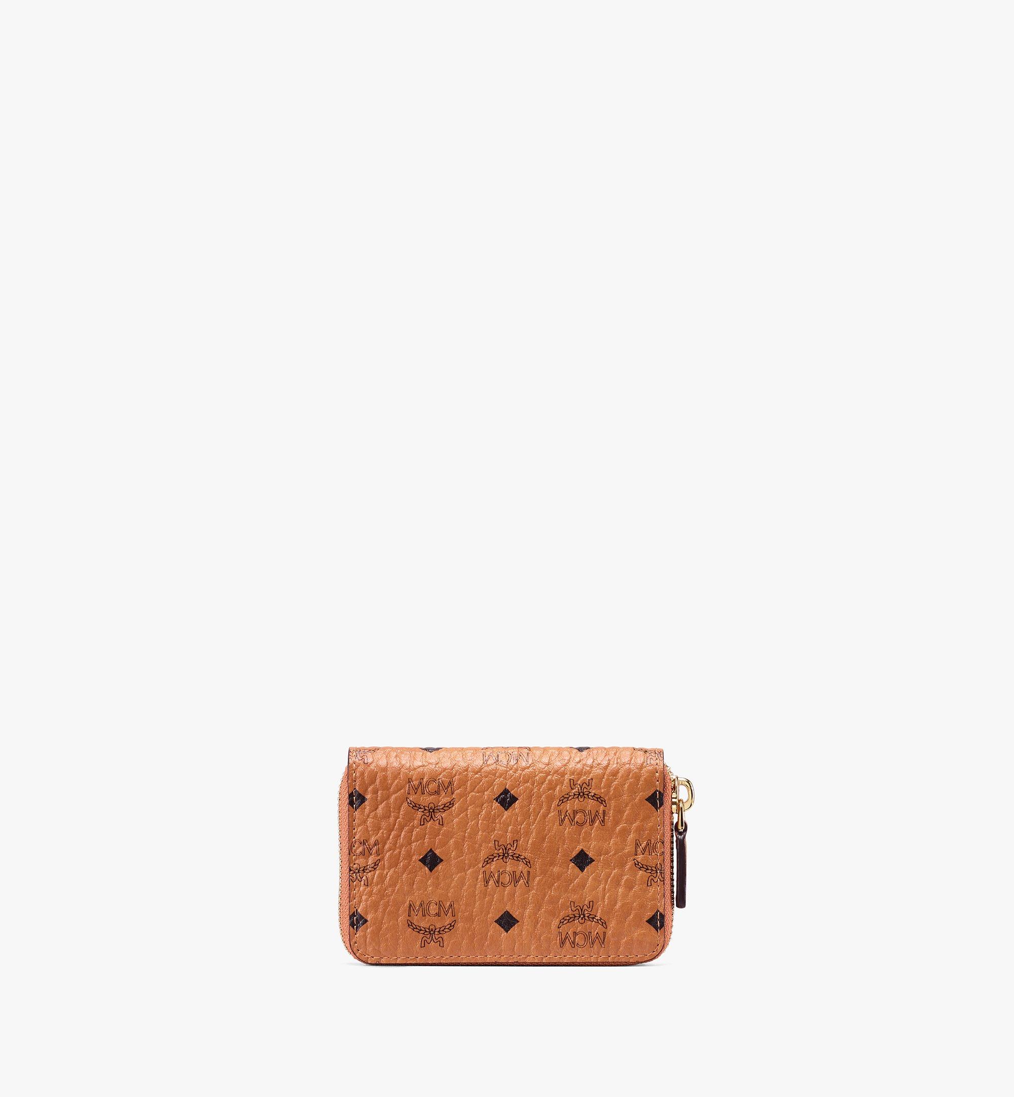 MCM Visetos Original Zip Wallet