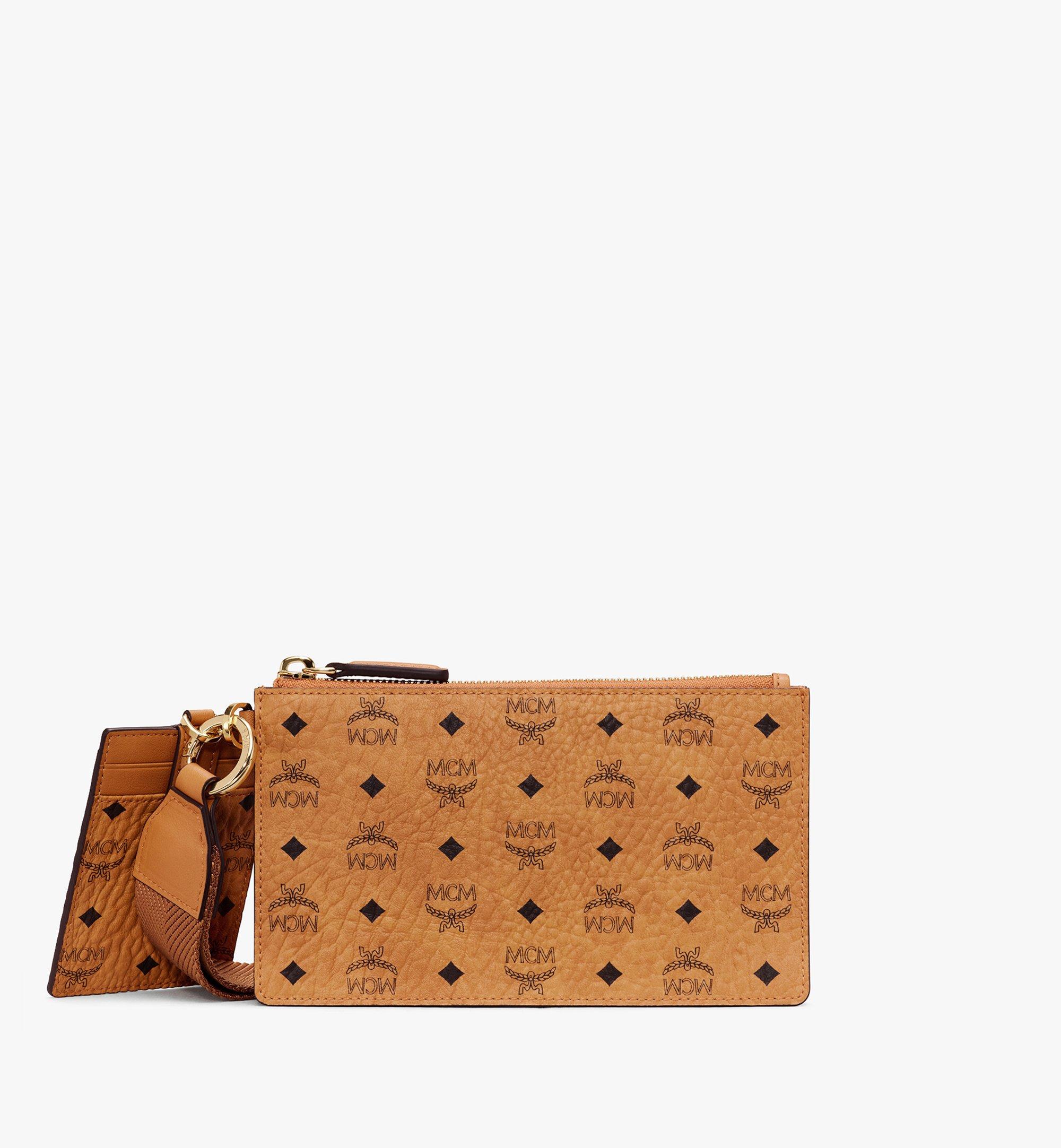 Mini Multifunction Pouch in Visetos Original Cognac | MCM ®US