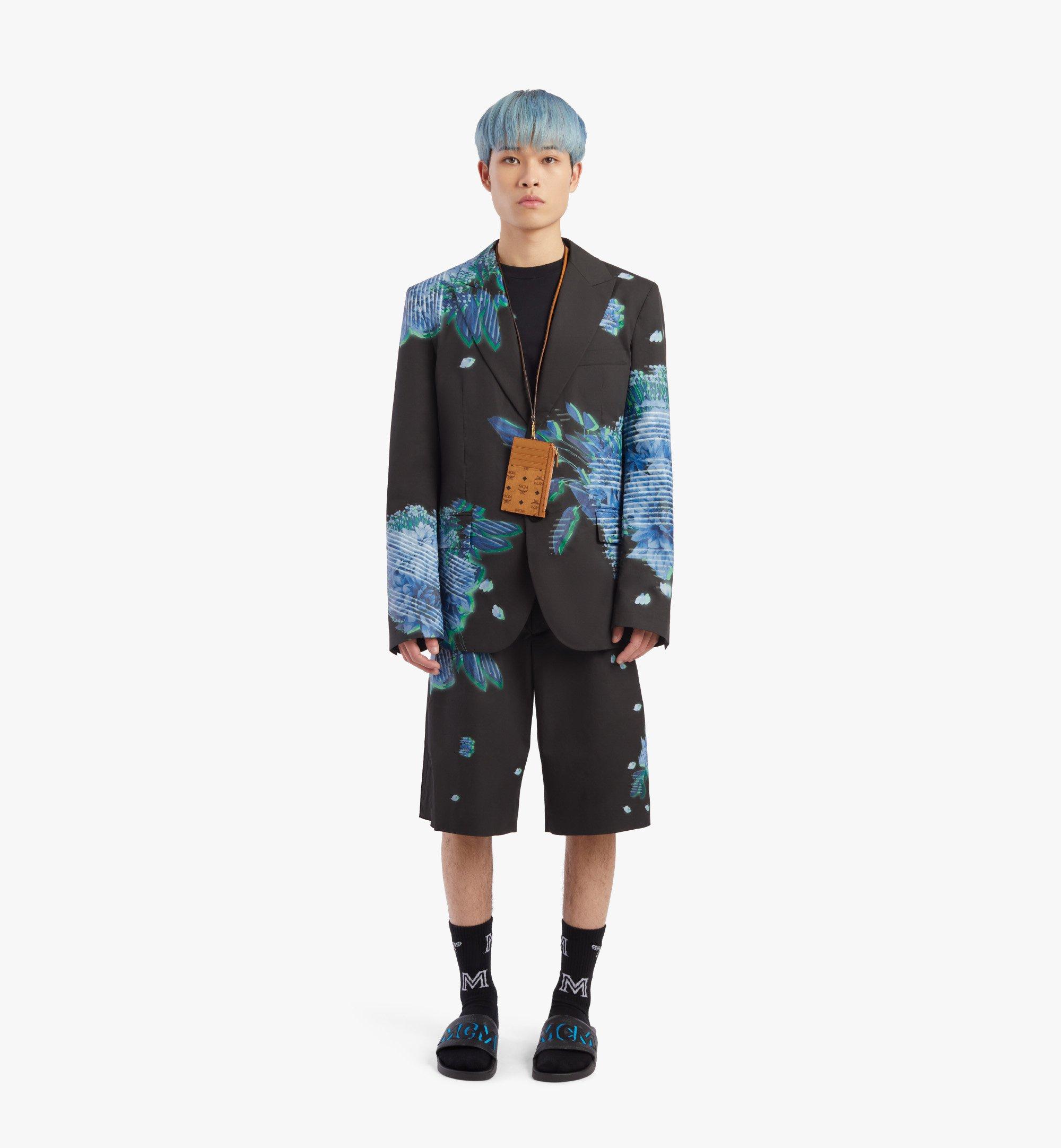 One Size Lanyard Card Holder in Visetos Original Cognac MCM ®DE