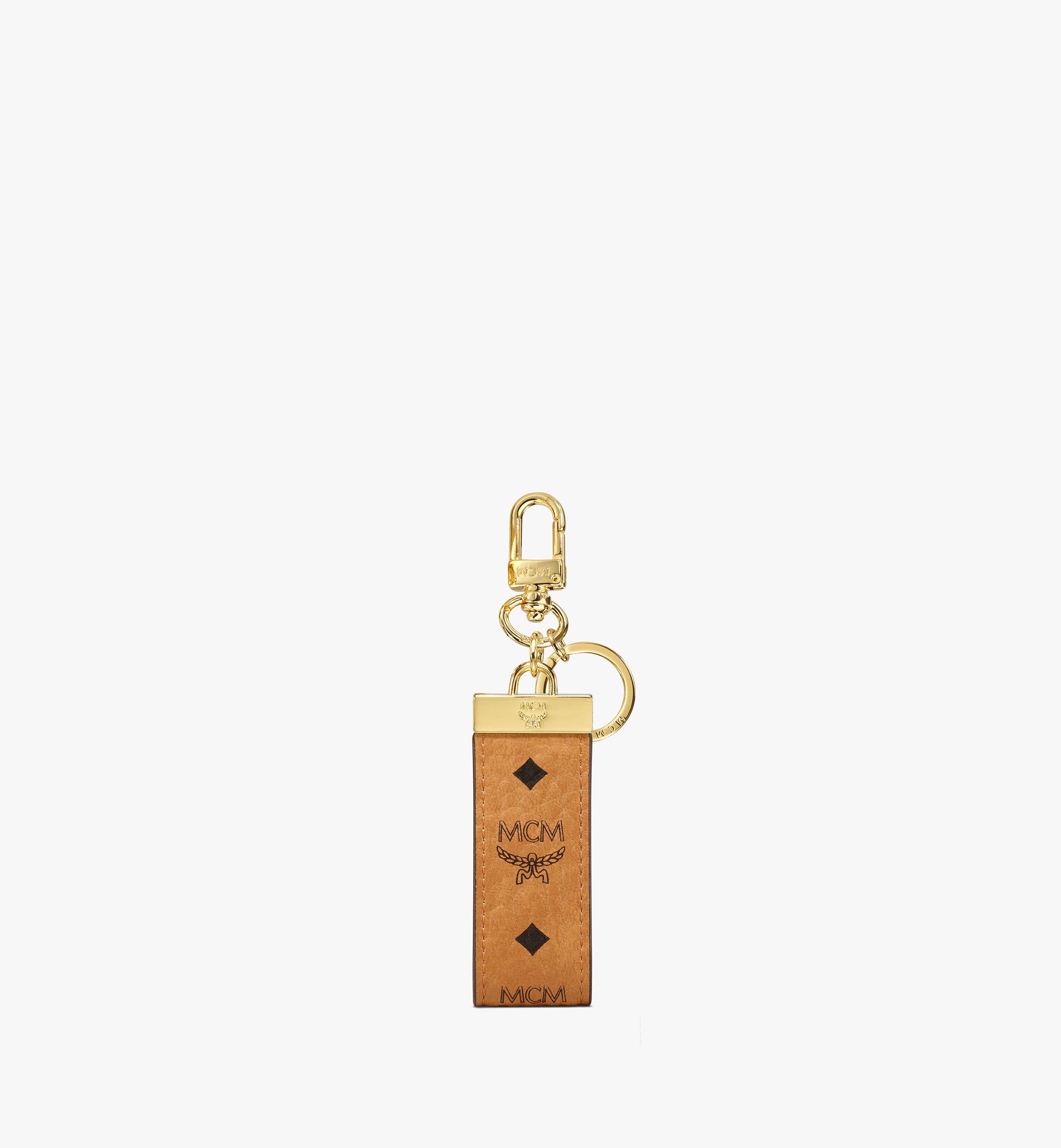 One Size Key Ring in Visetos Original Cognac | MCM ®US