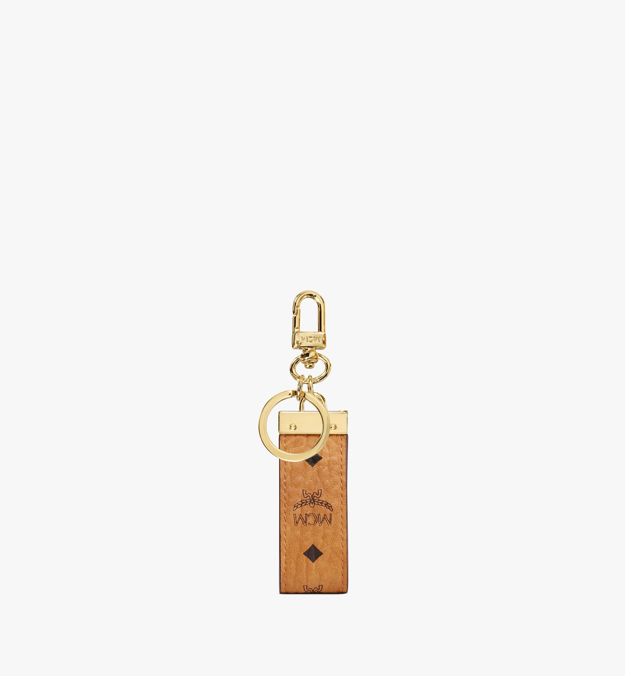 One Size Key Ring in Visetos Original Cognac | MCM ®US