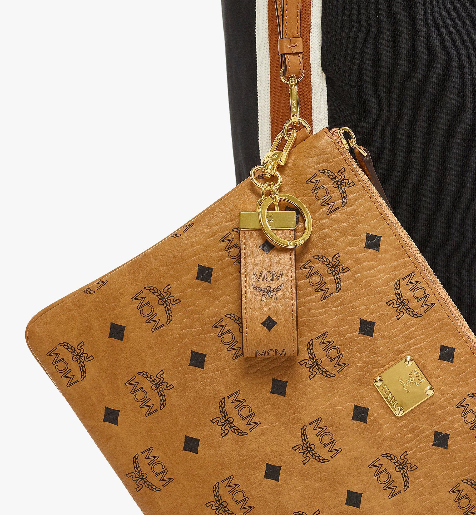 MCM Cognac Clutch