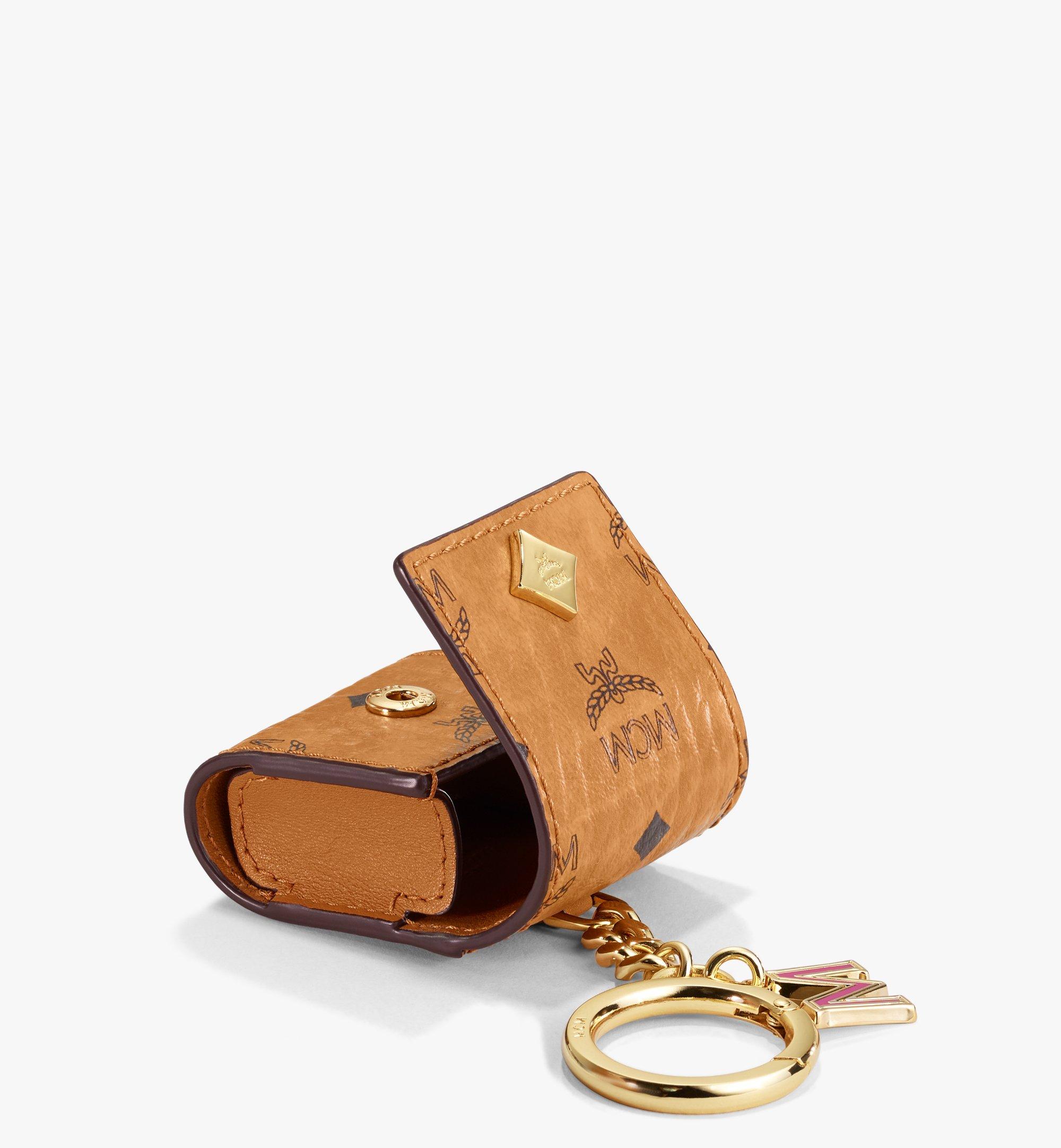 One Size AirPod Case in Visetos Original Cognac MCM ®UK