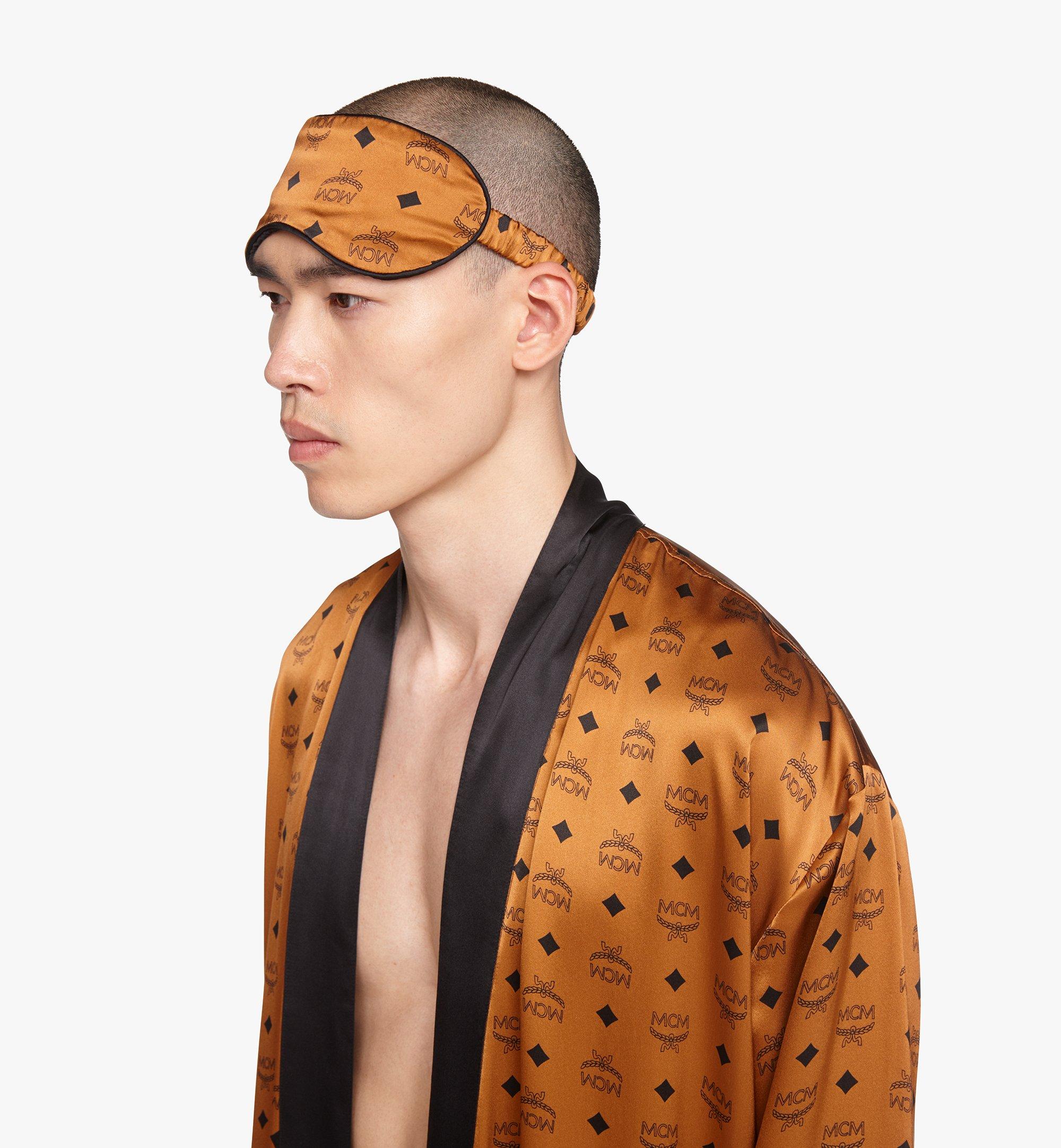 One Size 실크 수면 마스크 Cognac | MCM® KR
