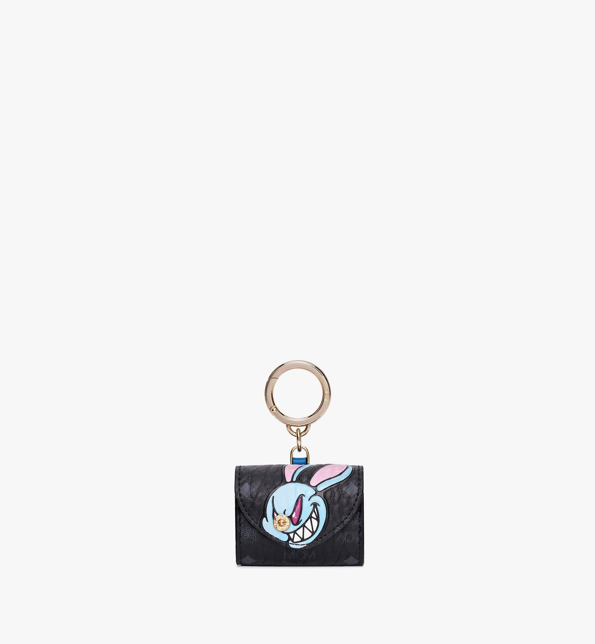 MCM x SAMBYPEN Rabbit Print Charm in Visetos