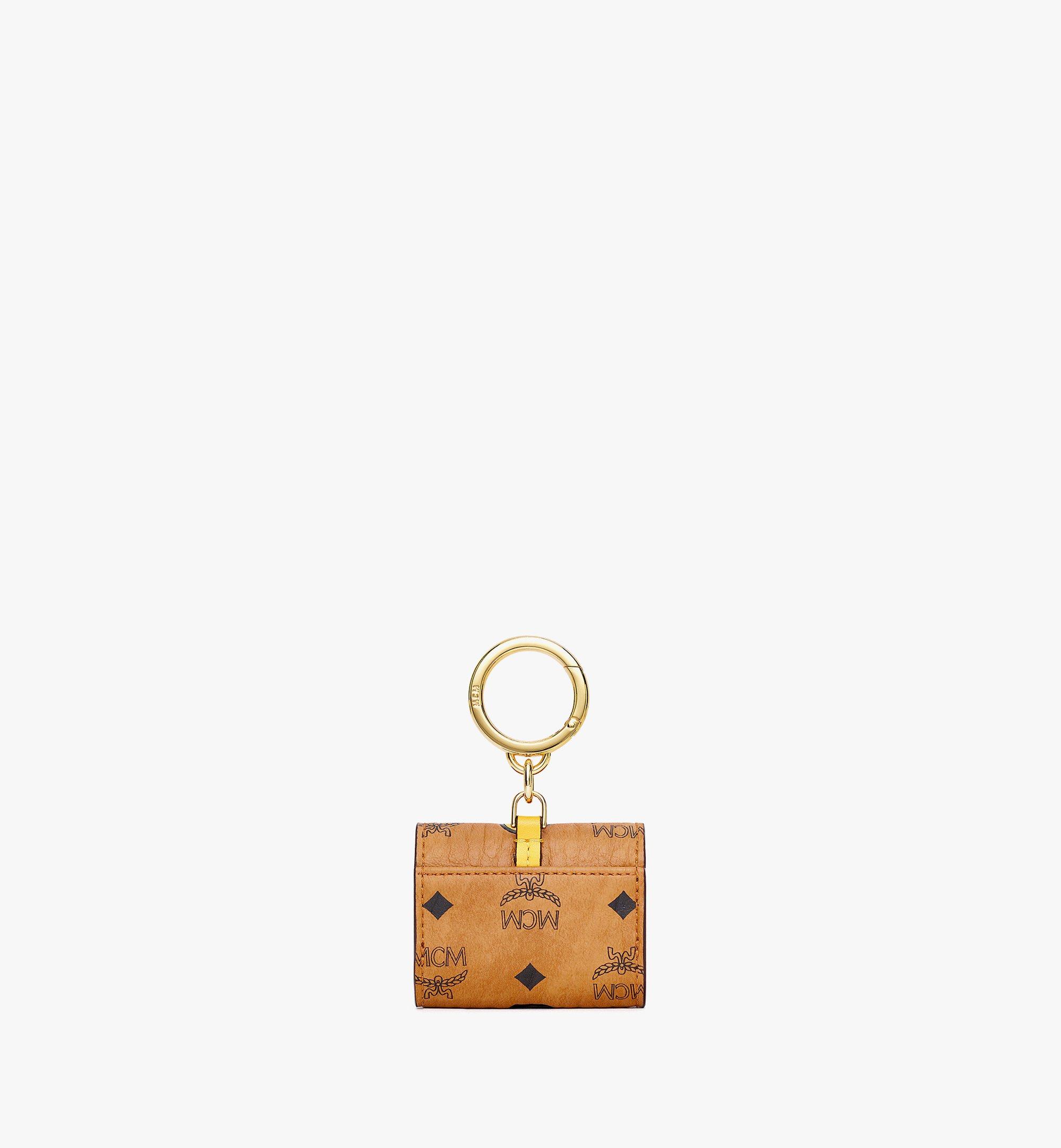 MCM MCM x SAMBYPEN Rabbit Print Charm in Visetos Cognac MXZBASP02CO001 Alternate View 2