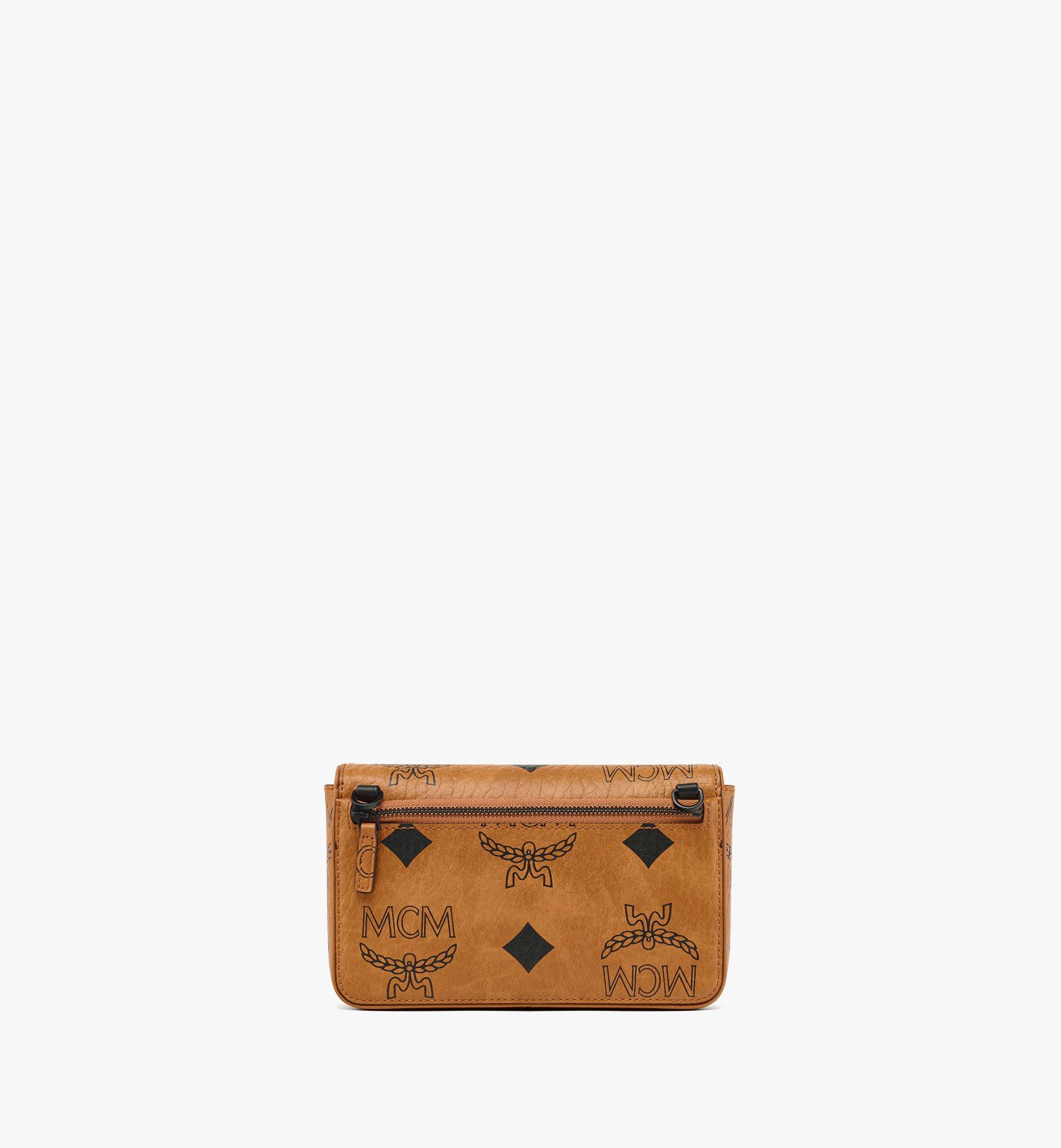 Mcm Small Aren Maxi monogram-pattern Bag - Brown