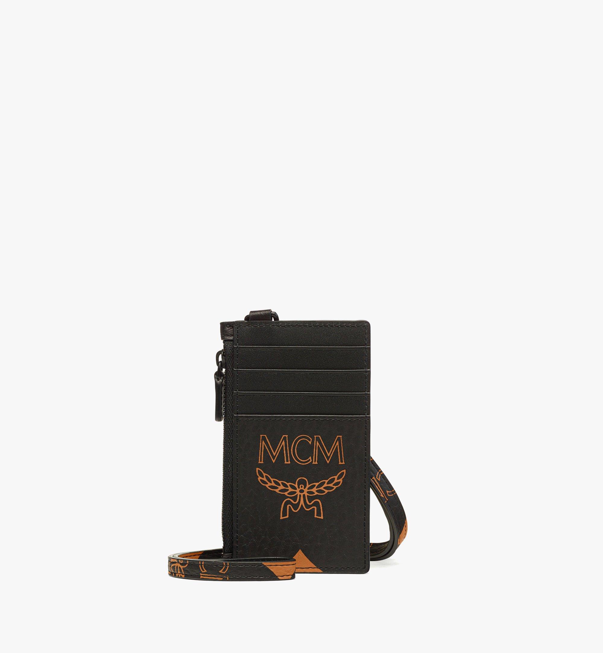 MCM Monogram Printed Zipped Mini Key Pouch - ShopStyle Wallets