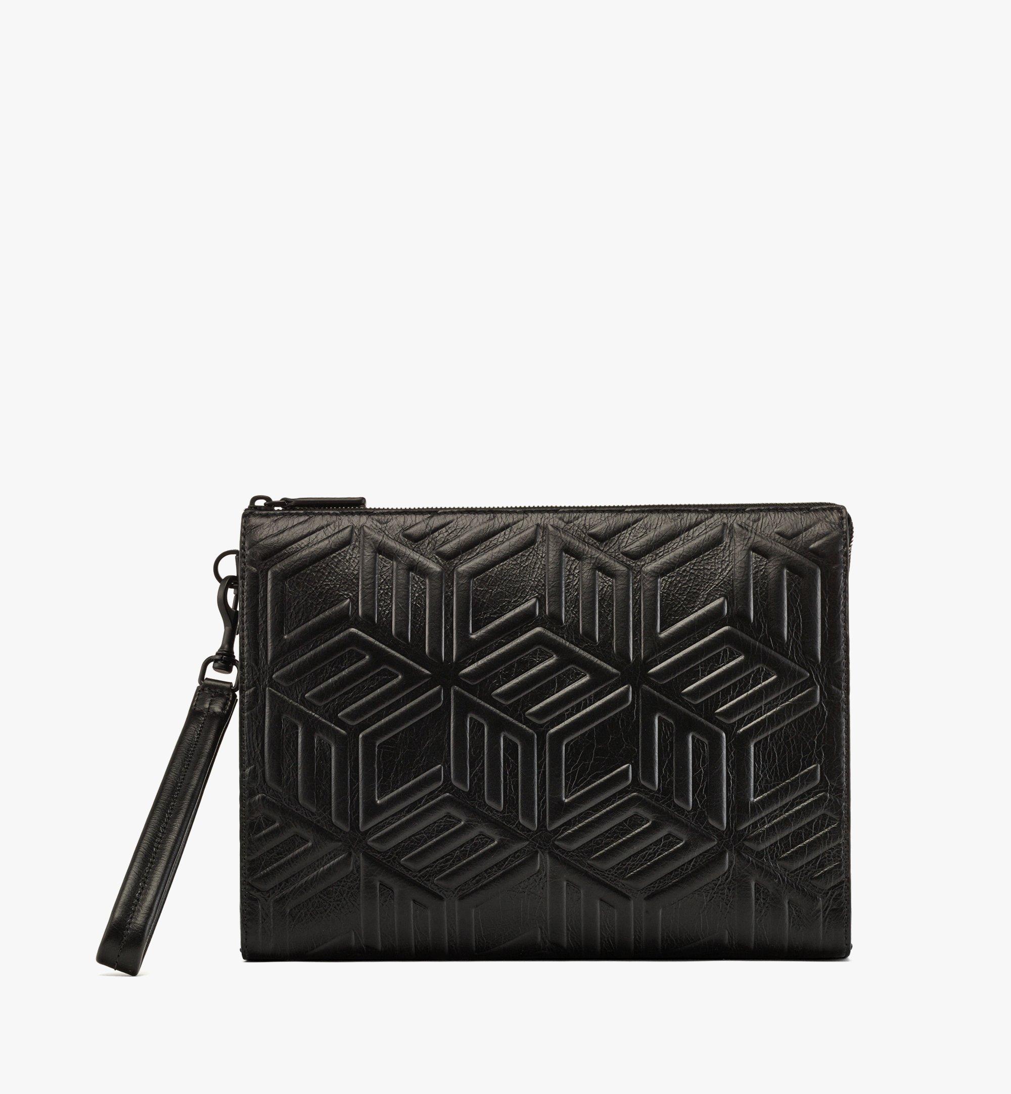 Shop Bottega Veneta Mini The Pouch Crushed Metallic Leather Clutch