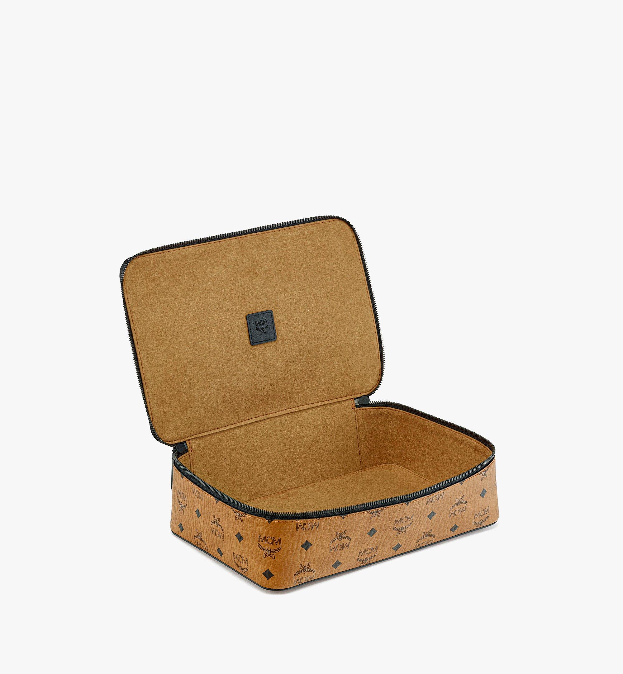 Medium Ottomar Travel Case in Visetos Cognac MCM ®US