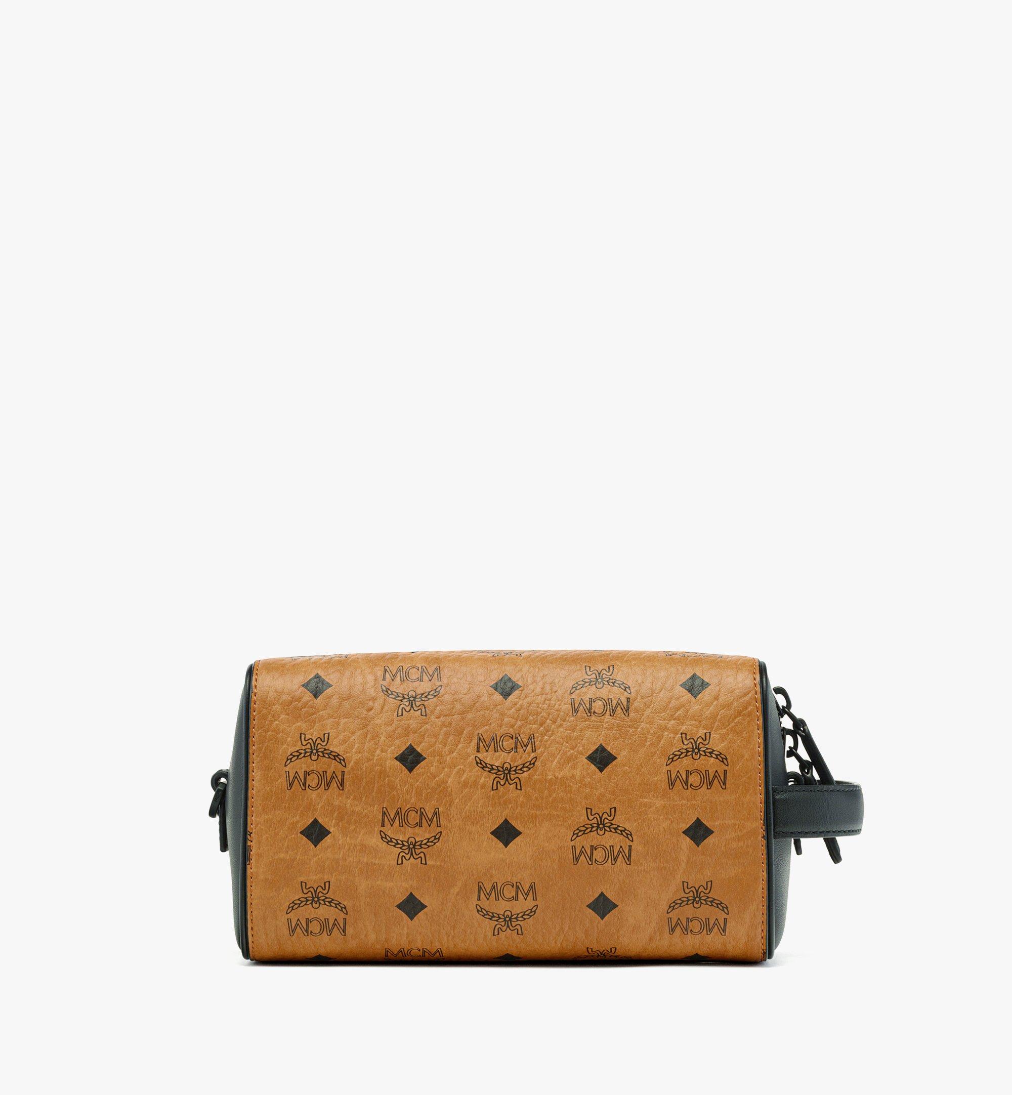 Medium Ottomar Toiletry Bag in Visetos Cognac | MCM ®US