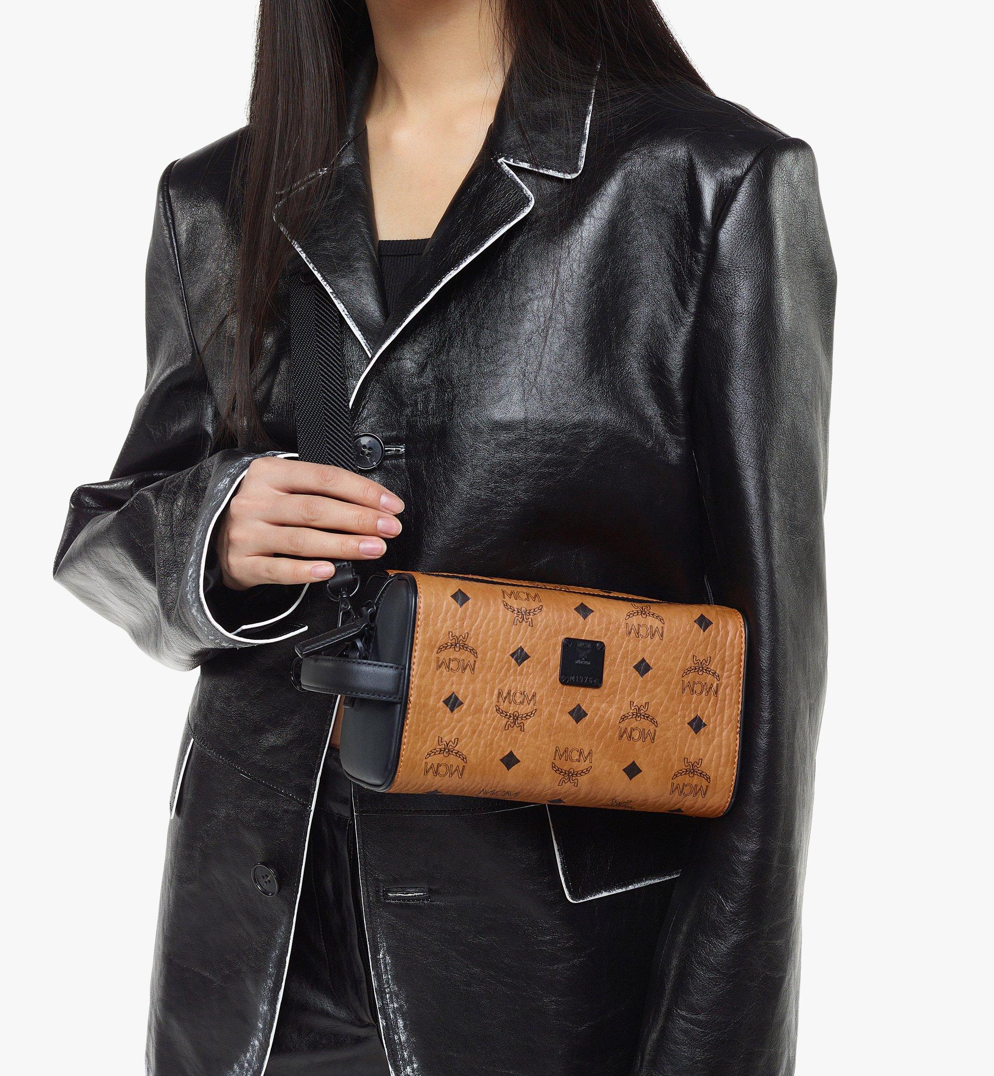 MCM Ottomar トイレタリーバッグ - ヴィセトス Cognac MXZDSTT03CO001 ほかの角度から見る 2