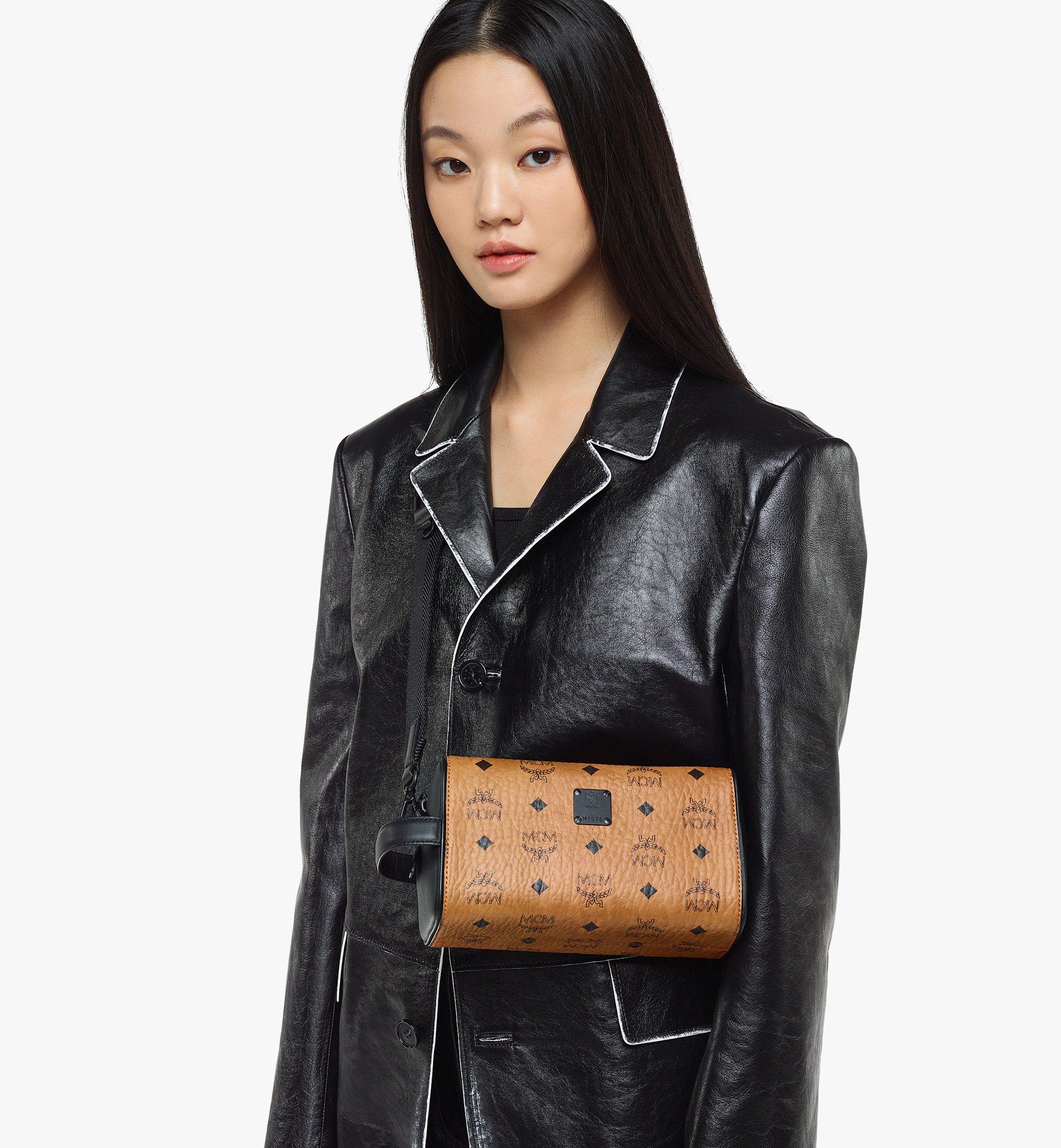 MCM Ottomar トイレタリーバッグ - ヴィセトス Cognac MXZDSTT03CO001 ほかの角度から見る 4