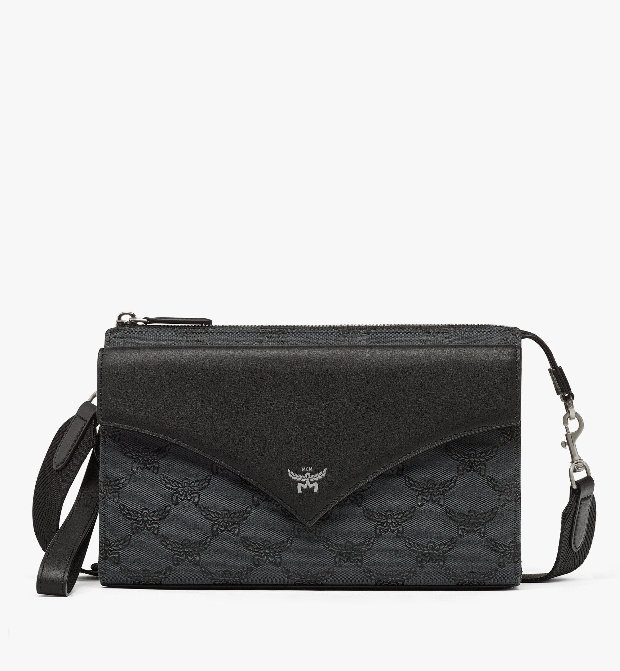 Mcm black wristlet deals