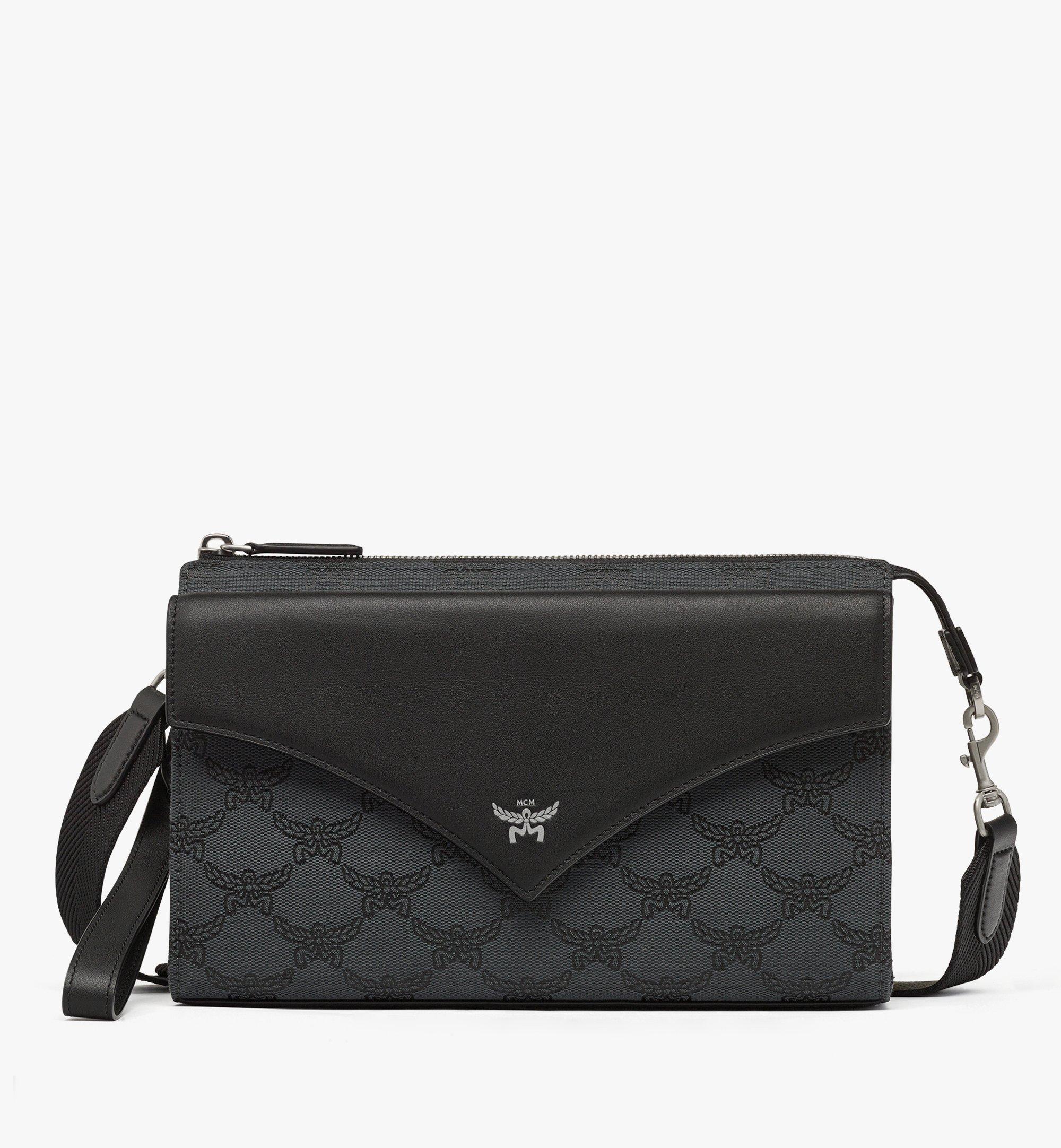 Mcm wristlet black sale