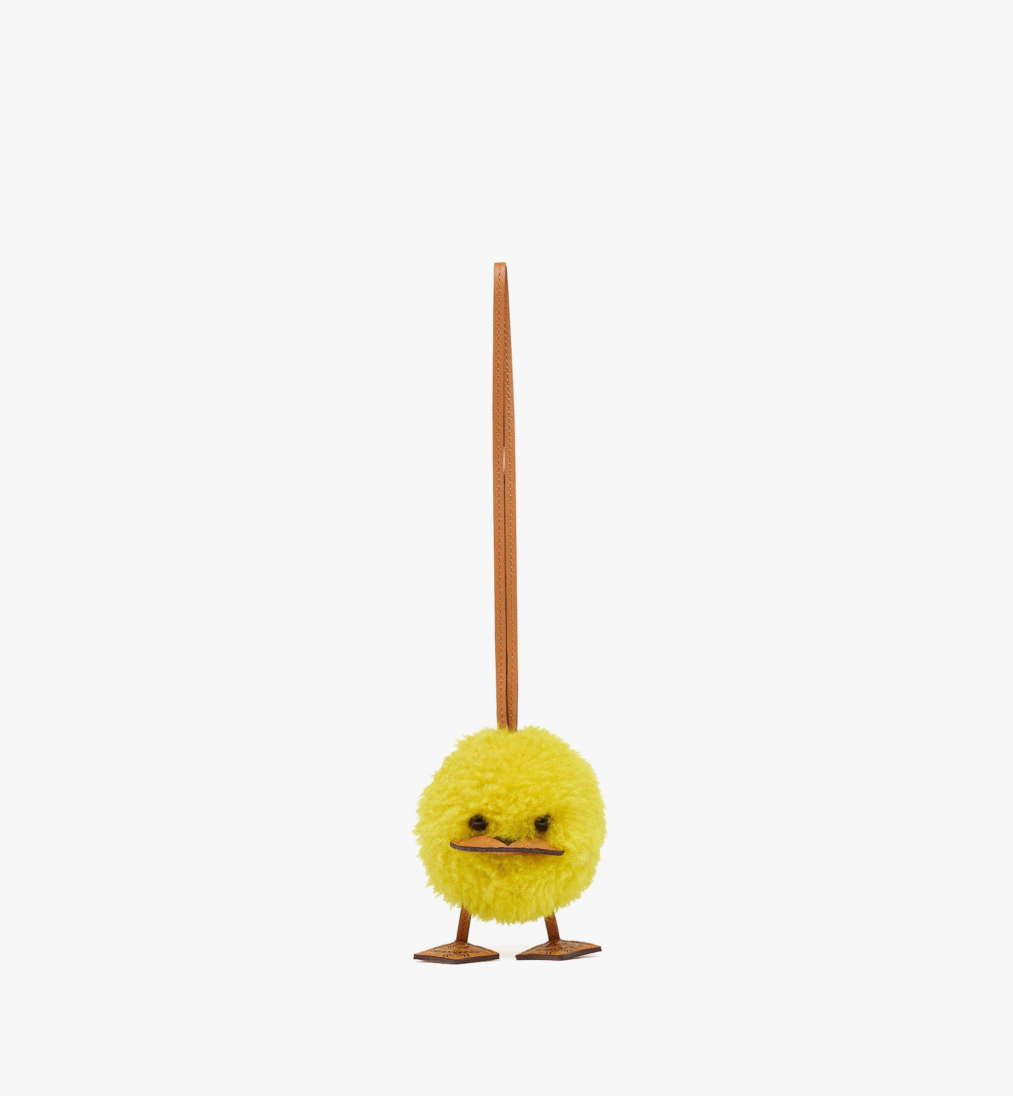 MCM จี้รูปเป็ดแต่งขนแกะและลาย Visetos Yellow MXZEATA05YW001 มุมมองอื่น 1