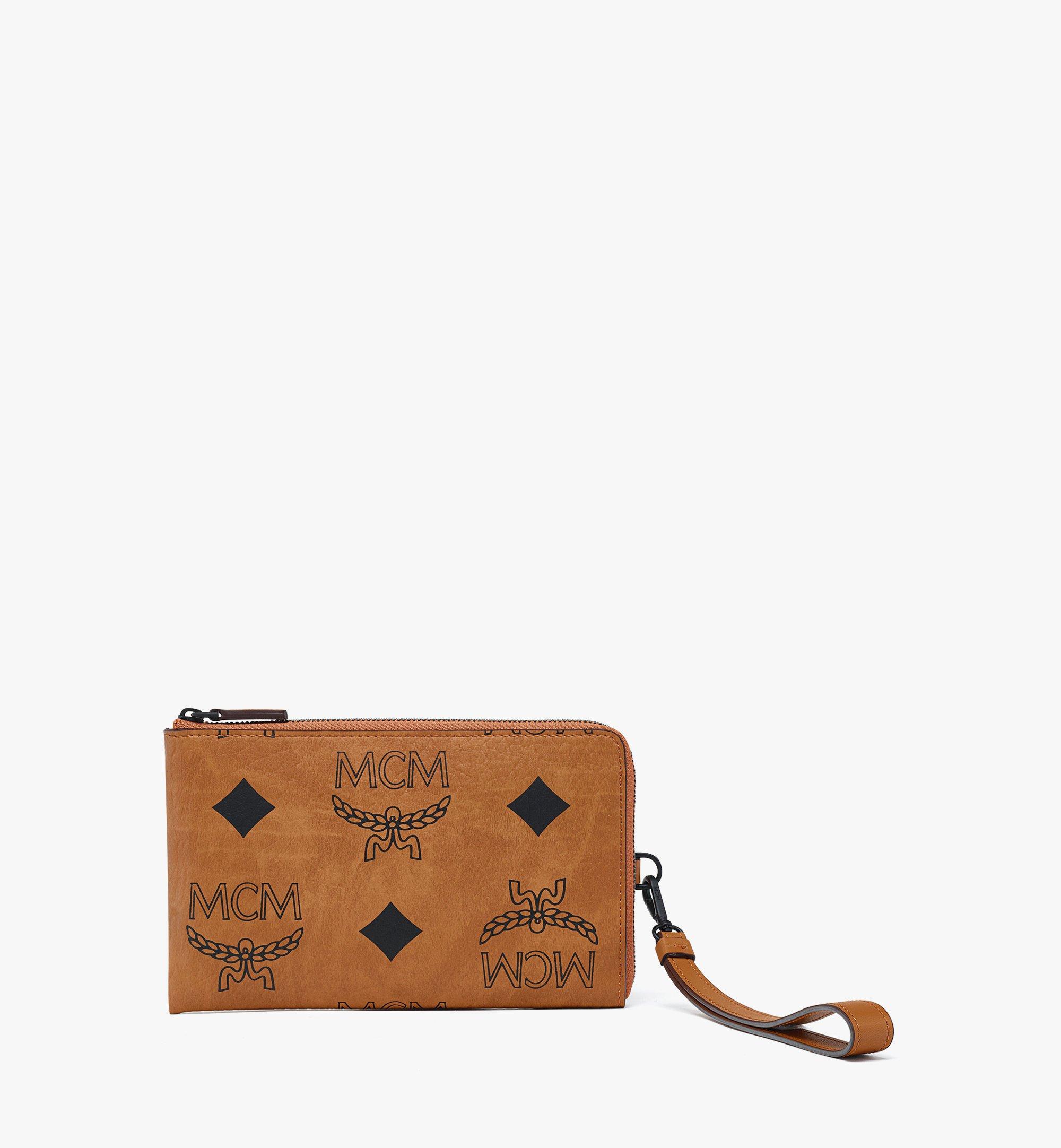 Mini Ottomar Passport Holder in Maxi Visetos Cognac MCM CA