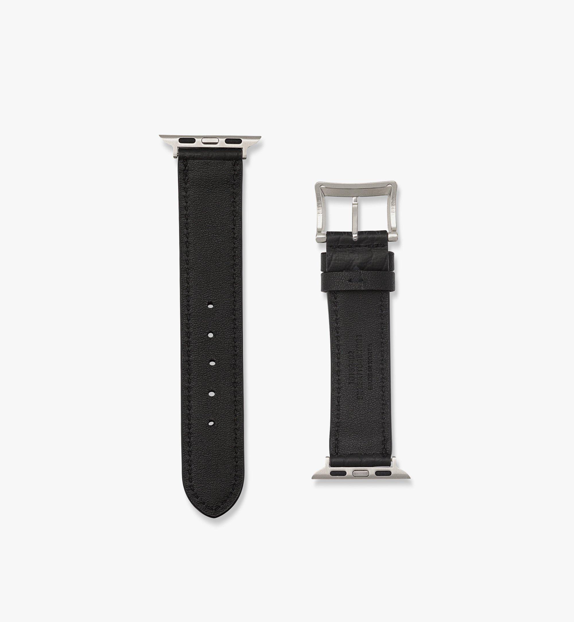 MCM Apple Watch Band in Visetos Black MXZEATT04BK001 Alternate View 2