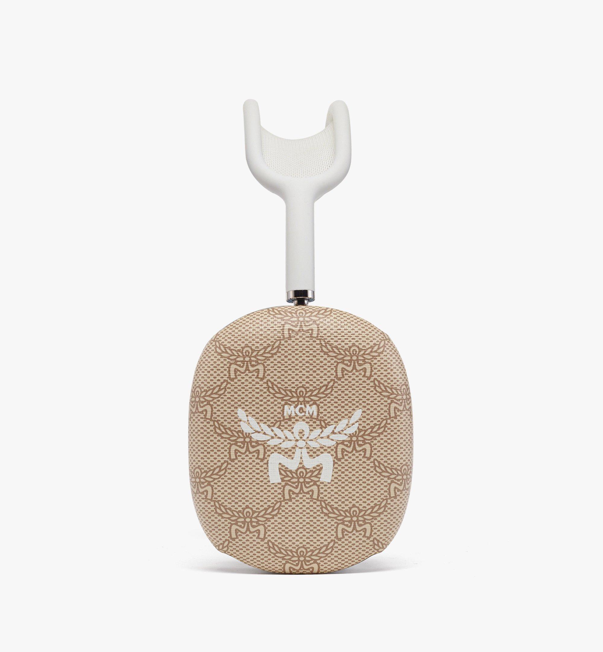 MCM Étui pour AirPods Max en Lauretos Beige MXZEATT05I9001 Plus de photos 1