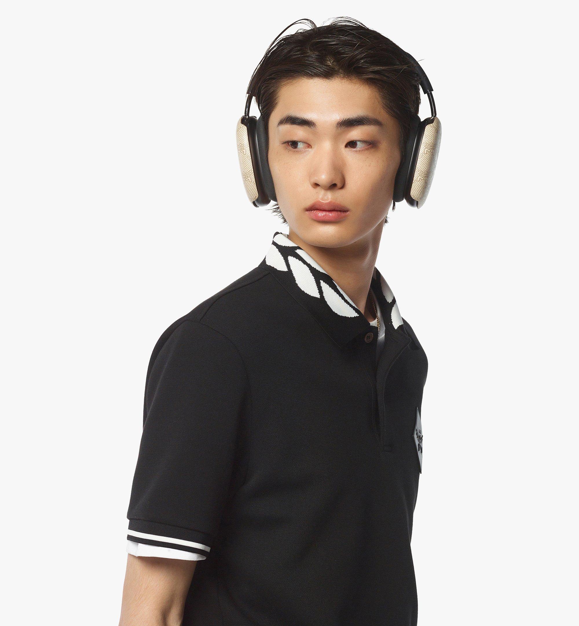 MCM Étui pour AirPods Max en Lauretos Beige MXZEATT05I9001 Plus de photos 2