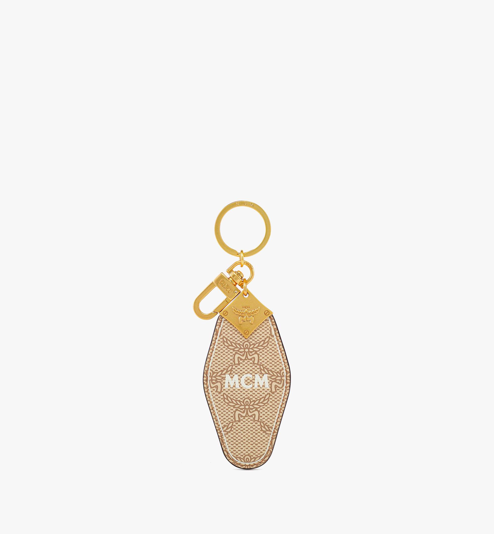 MCM Himmel キーホルダー - ローレトス Beige MXZESAC01I9001 ほかの角度から見る 1