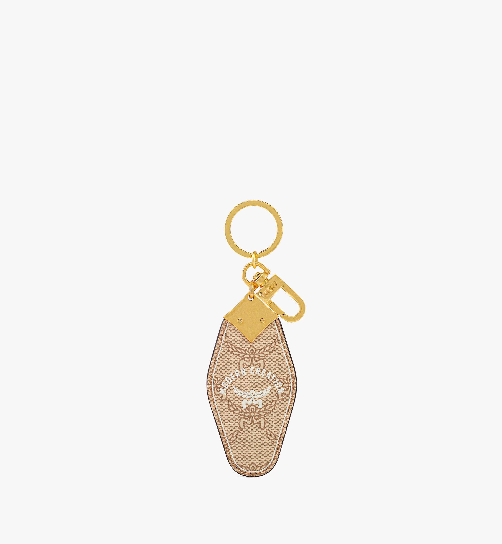 MCM Himmel キーホルダー - ローレトス Beige MXZESAC01I9001 ほかの角度から見る 1