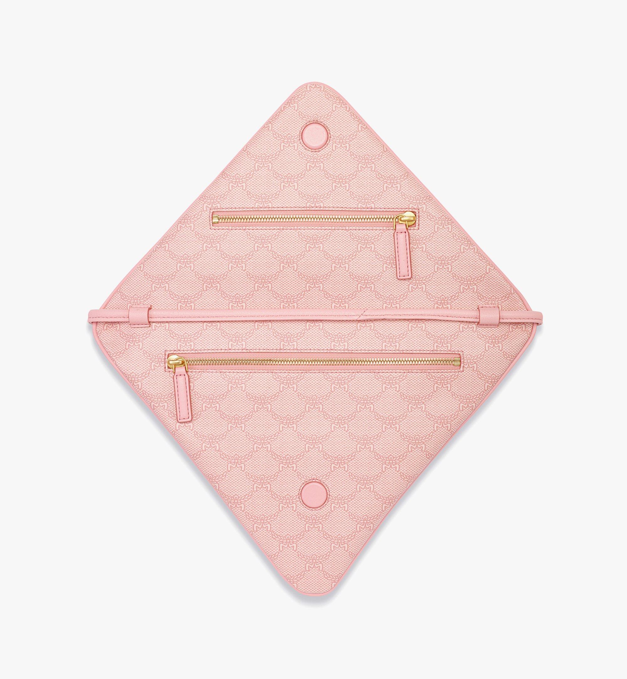 MCM Himmel Triangle Pouch in Lauretos Pink MXZESAC06P6001 Alternate View 1