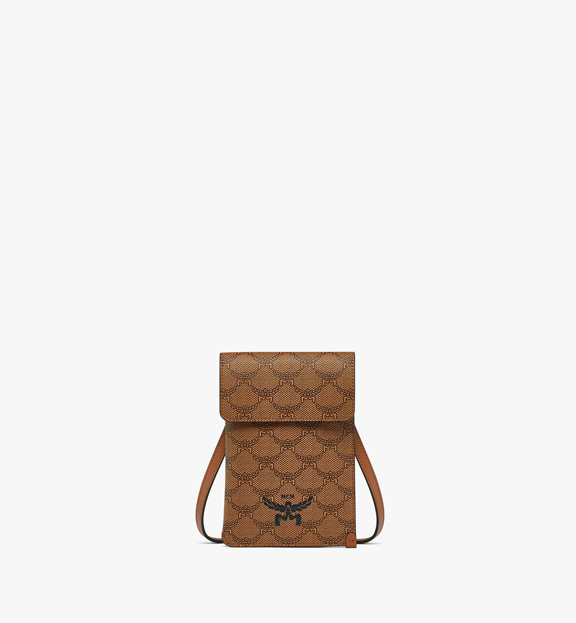 MCM Himmel Crossbody Pouch in Lauretos Cognac MXZESAC08CO001 ほかの角度から見る 1