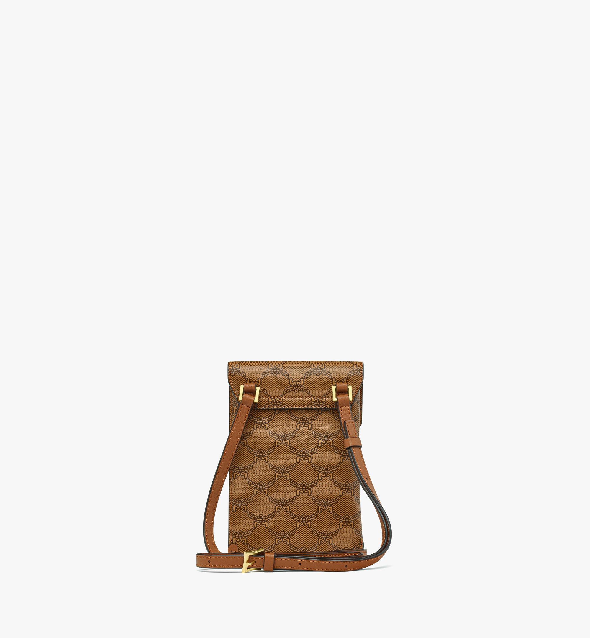MCM Himmel Crossbody Pouch in Lauretos Cognac MXZESAC08CO001 ほかの角度から見る 2