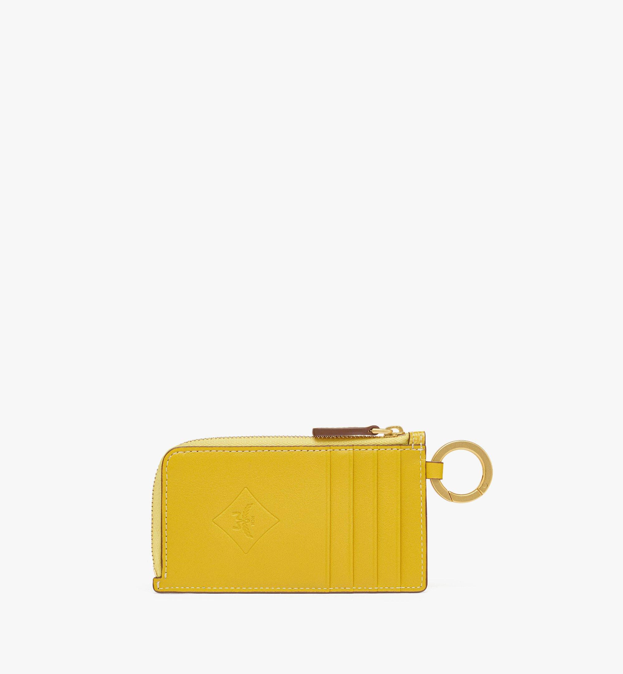 MCM Himmel ランヤード ジップ カードケース - ローレトス Yellow MXZESAC09Y9001 ほかの角度から見る 2