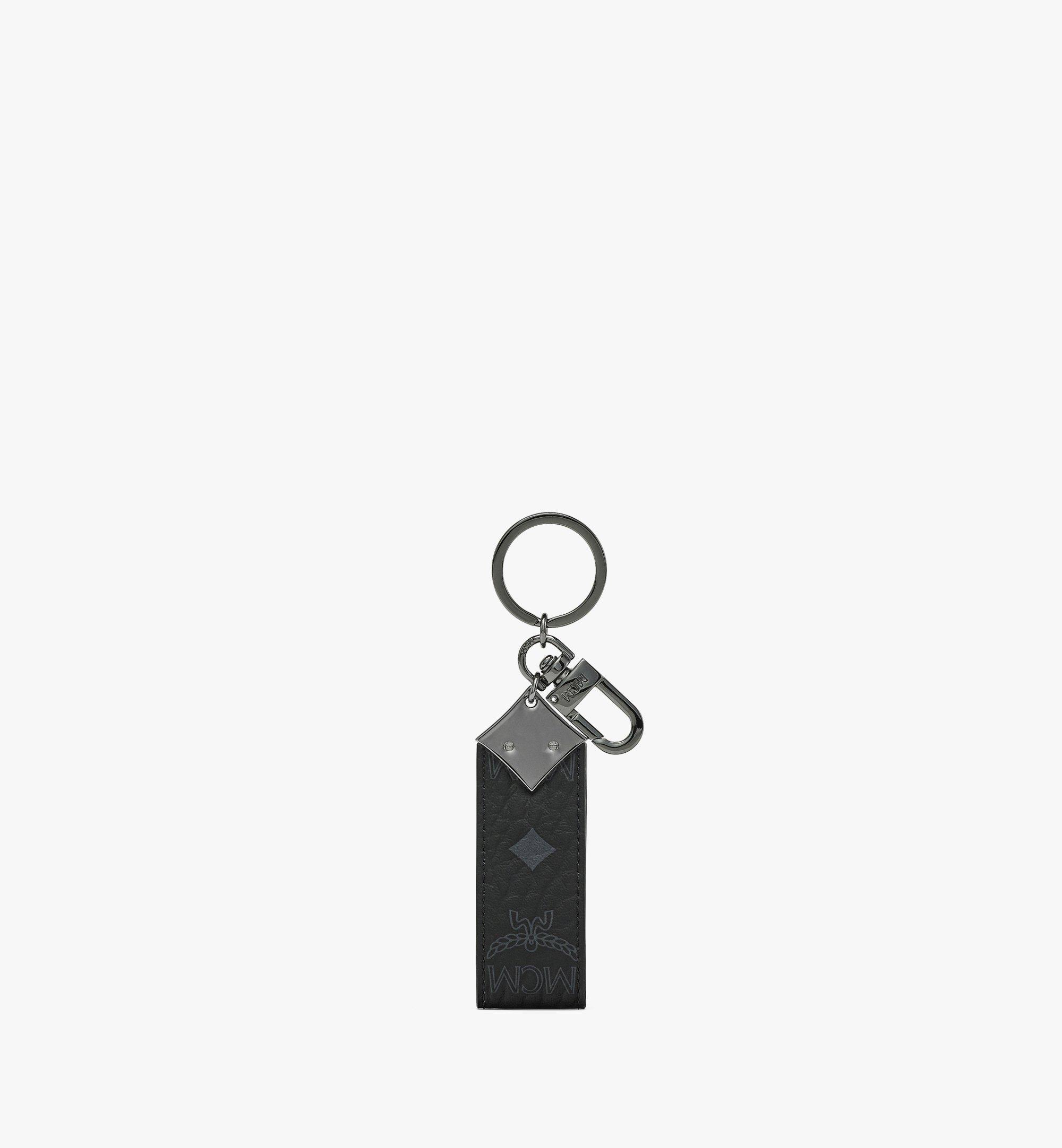MCM Aren Diamond Schlüsselanhänger mit Logo in Visetos Black MXZESTA03BK001 Noch mehr sehen 1