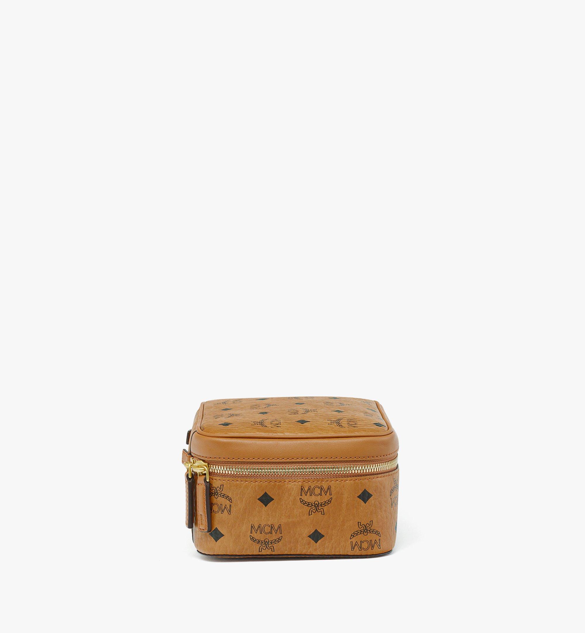 MCM Ottomar Travel Case in Visetos Cognac MXZESTT02CO001 Alternate View 1