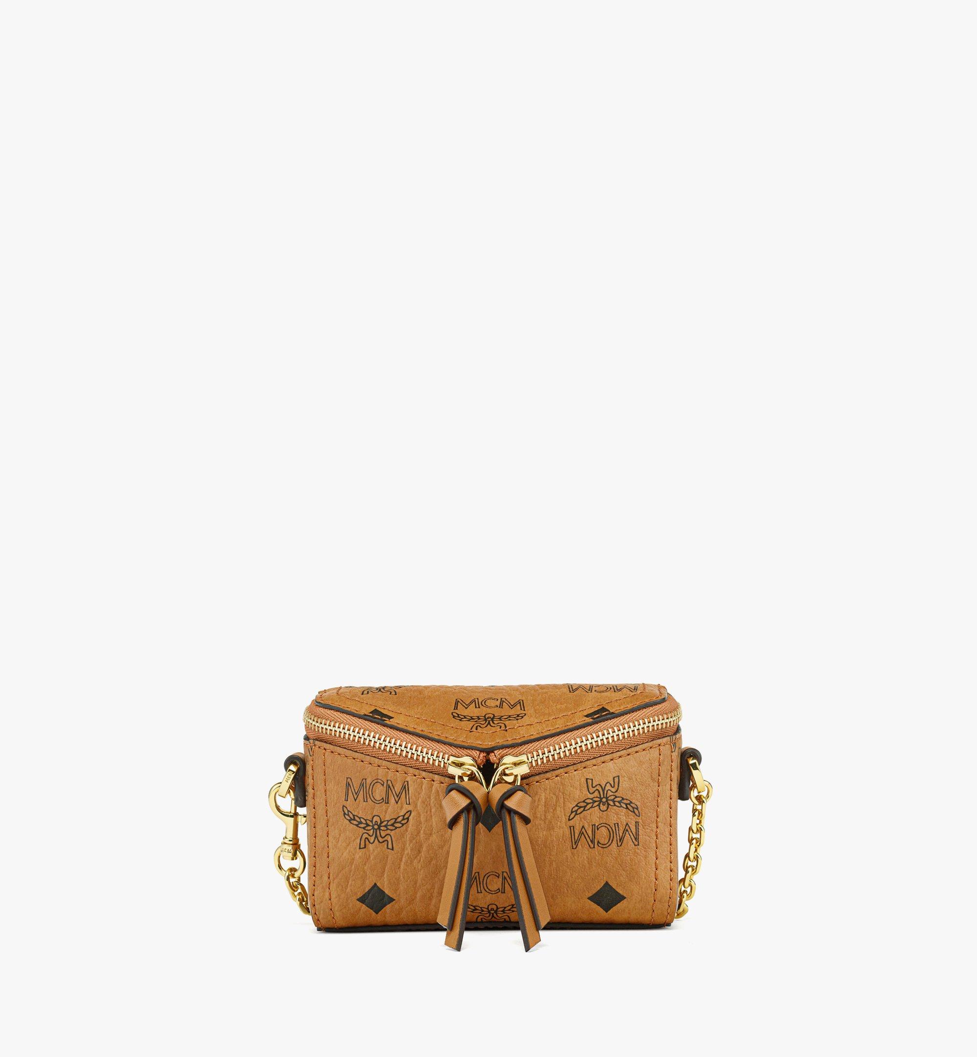 [MCM]★Maxi Visetos M Puff Charm One Size Diamant 3D Charm in Visetos COGNAC | MCM ®US