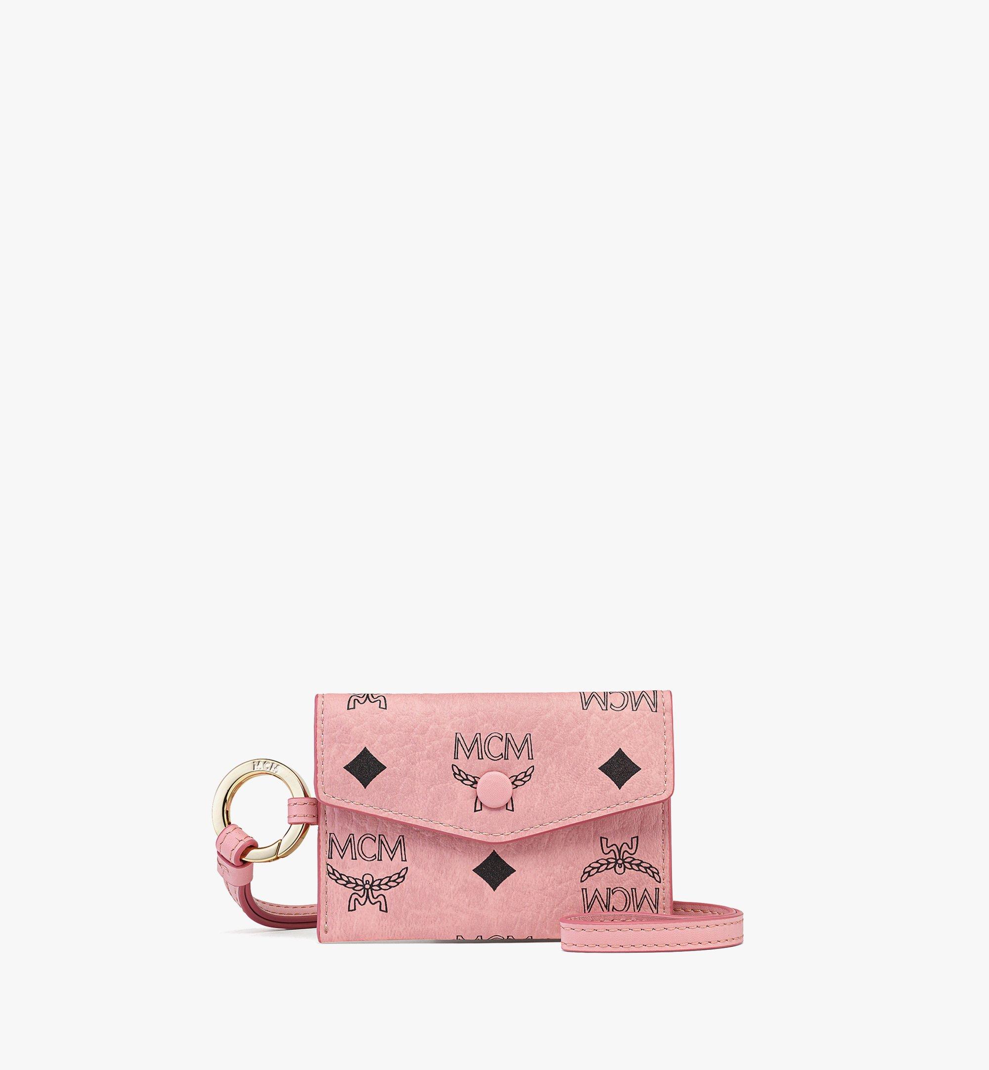 Aren Lanyard Card Wallet in Visetos