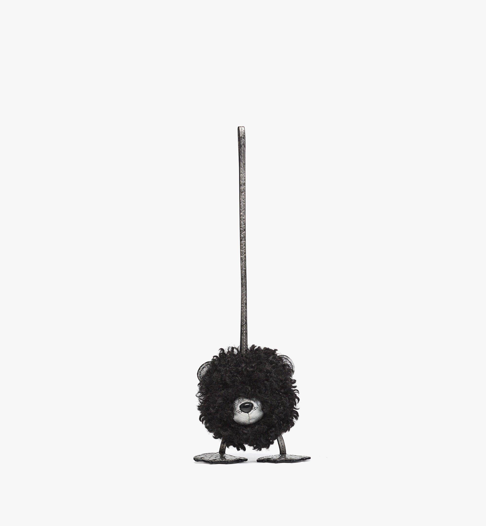 Aren Bear Charm in Faux Fur