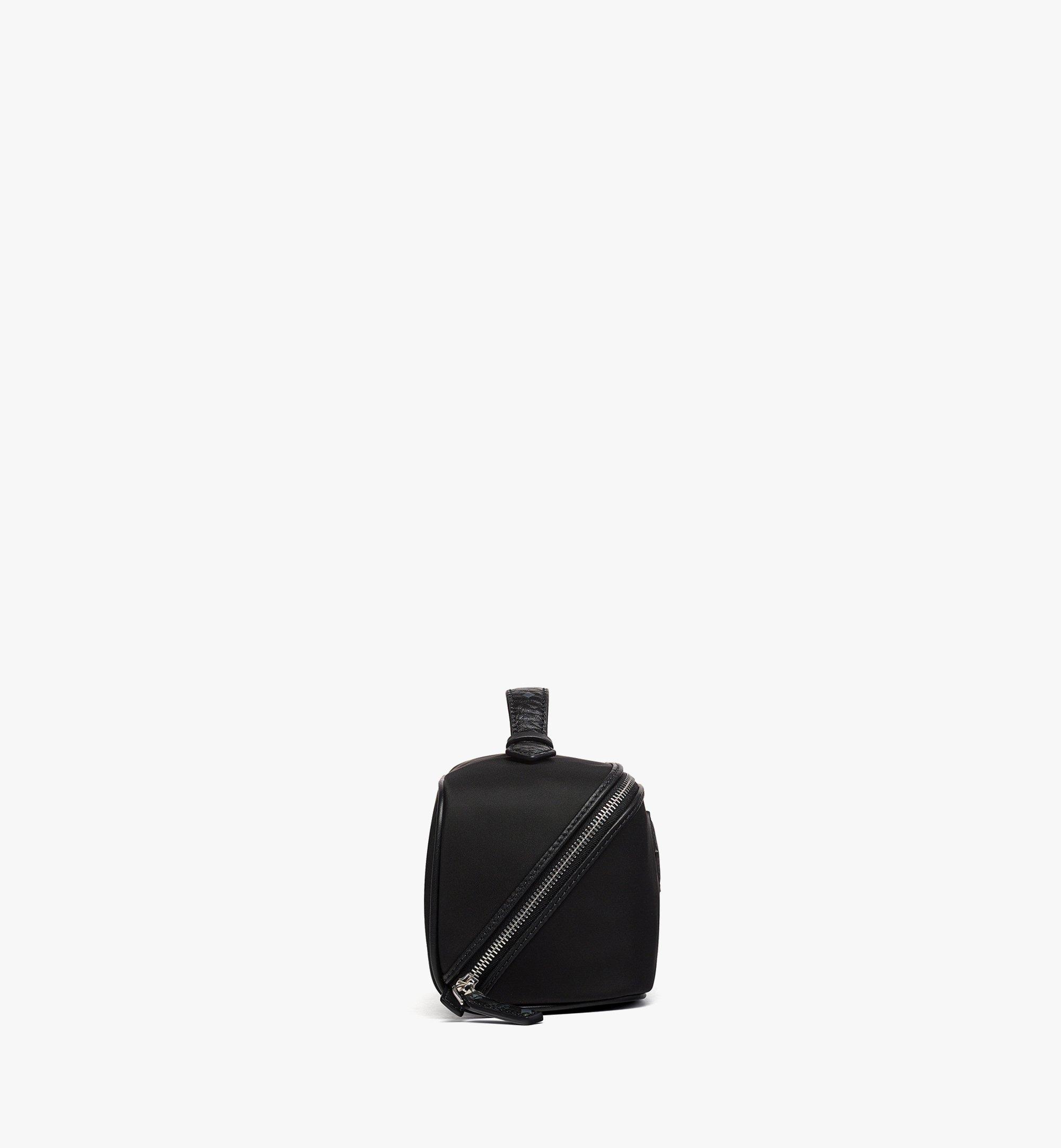 MCM Ottomar Toiletry Bag in ECONYL® and Leather Black MXZFATT03BK001 Alternate View 1