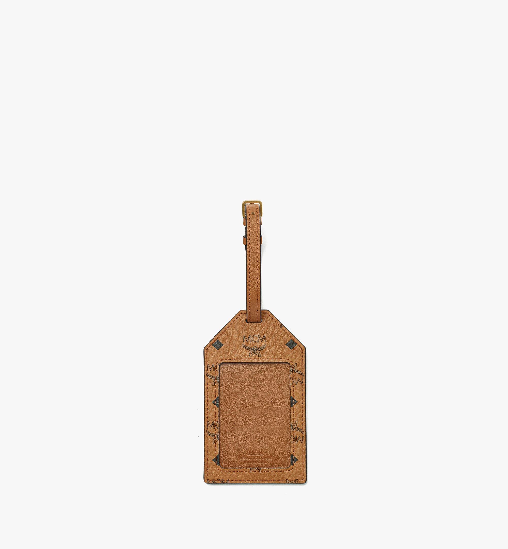 MCM Ottomar Luggage Tag in Visetos  MXZFATT07CO001 Alternate View 1