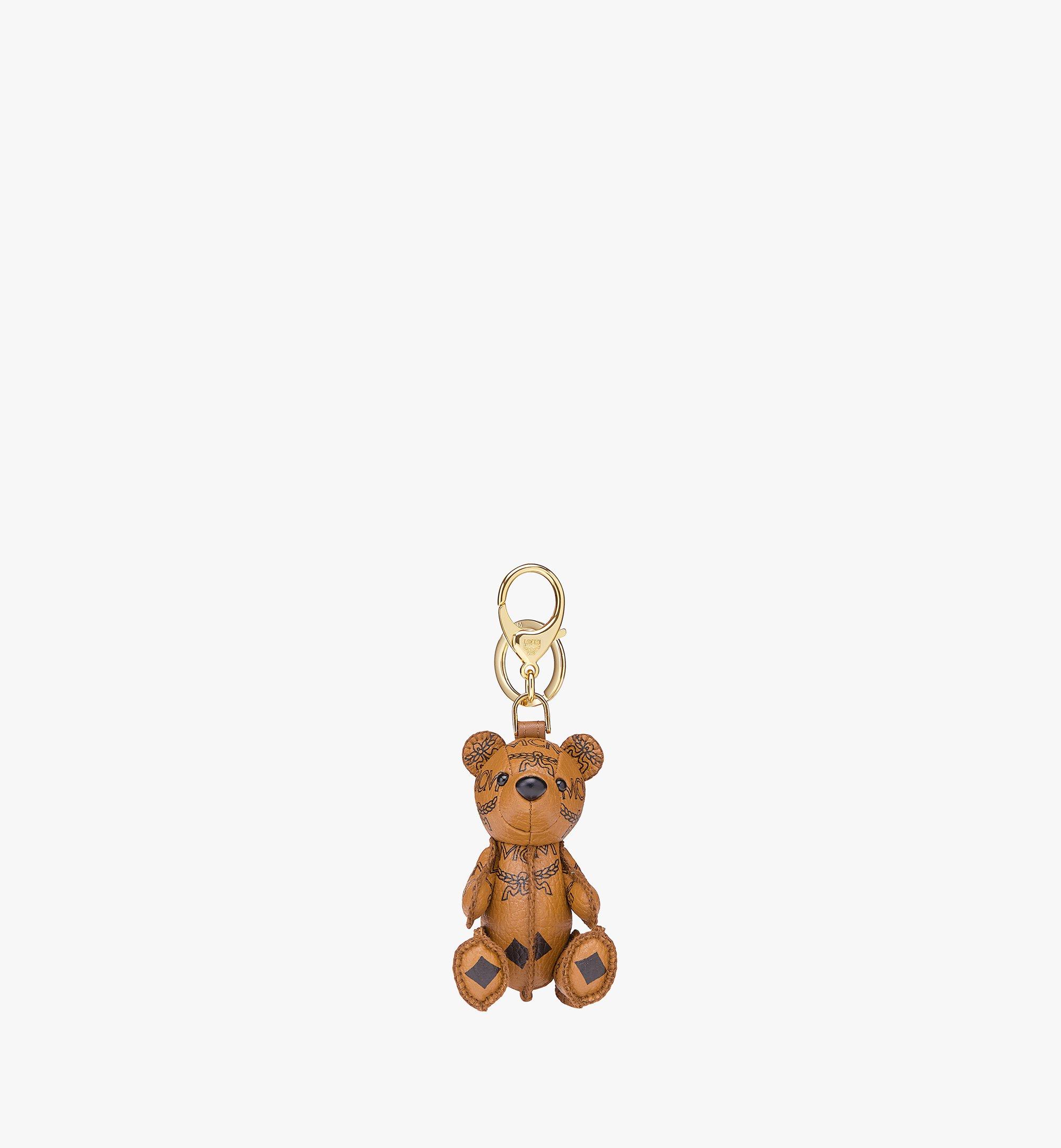 MCM Park Bear Charm in Visetos